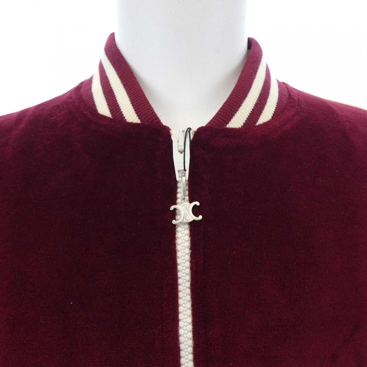 Celine Celine Celine Triomphe Teddy Jacket Blouson Textile Outerwear 2Y89C748Q DUTY FREE for USA Size ONE SIZE - 5 Thumbnail
