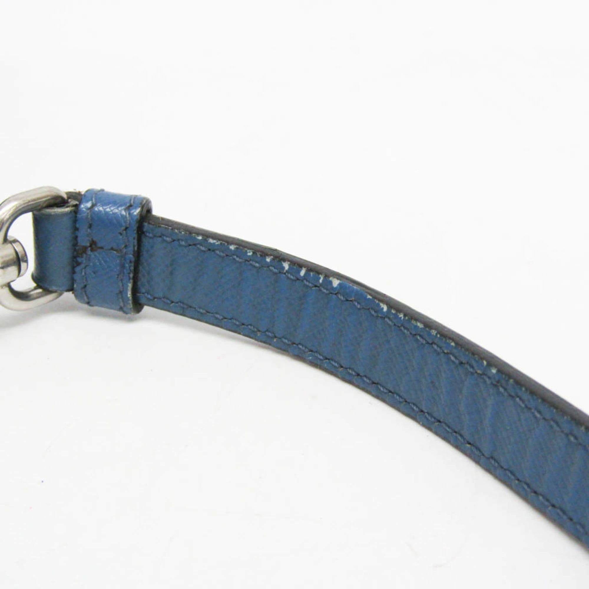 Prada Prada Saffiano Women's Leather Shoulder Bag Blue,Navy Size ONE SIZE - 12 Thumbnail