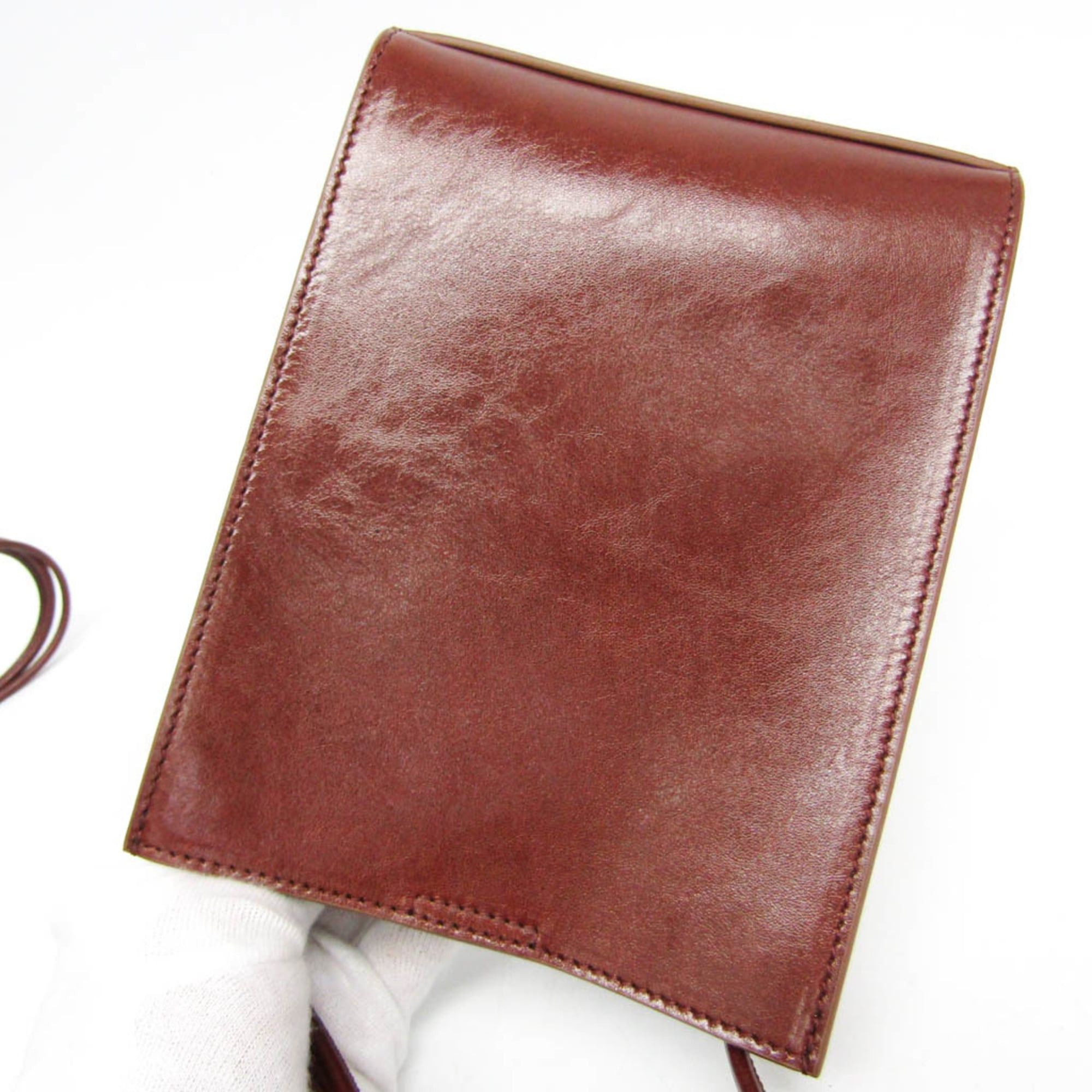 Jil Sander Jil Sander TANGLE SM JSMU853173 Women,Men Leather Pouch,Shoulder Bag Brown Size ONE SIZE - 8 Thumbnail