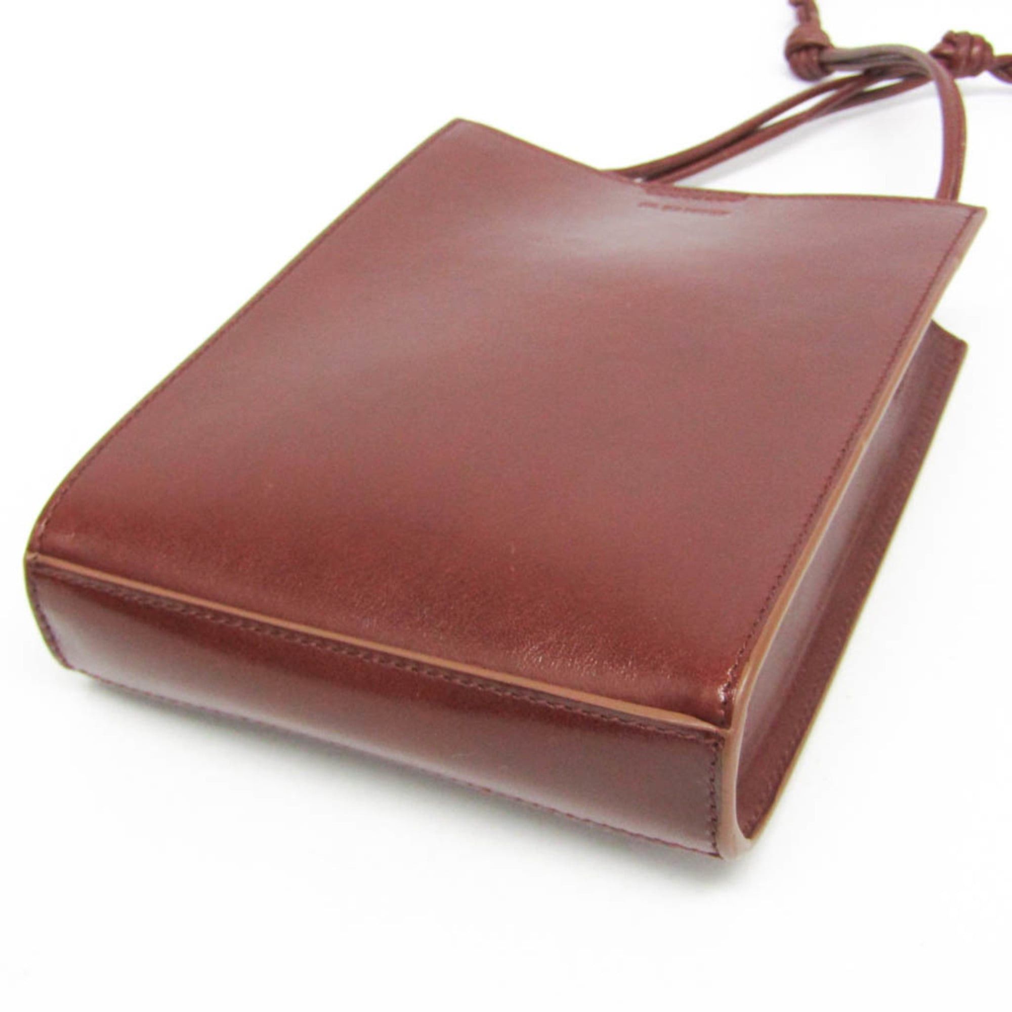 Jil Sander Jil Sander TANGLE SM JSMU853173 Women,Men Leather Pouch,Shoulder Bag Brown Size ONE SIZE - 6 Thumbnail