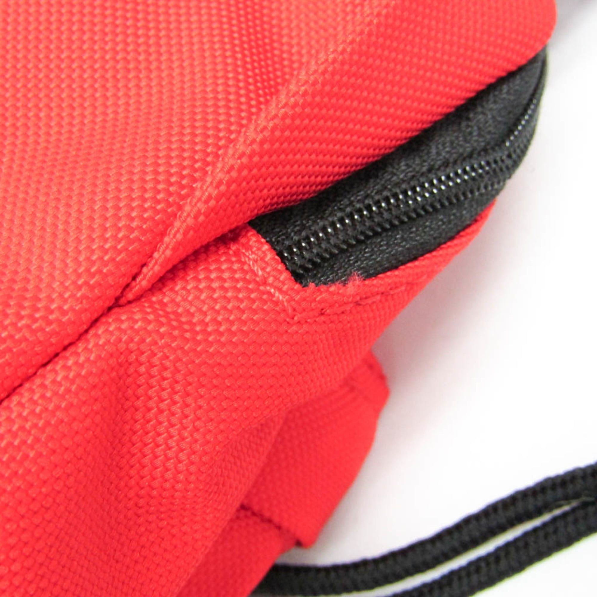 Balenciaga Balenciaga Explorer 656060 Women,Men Nylon Pouch,Shoulder Bag Black,Red Color Size ONE SIZE - 6 Thumbnail