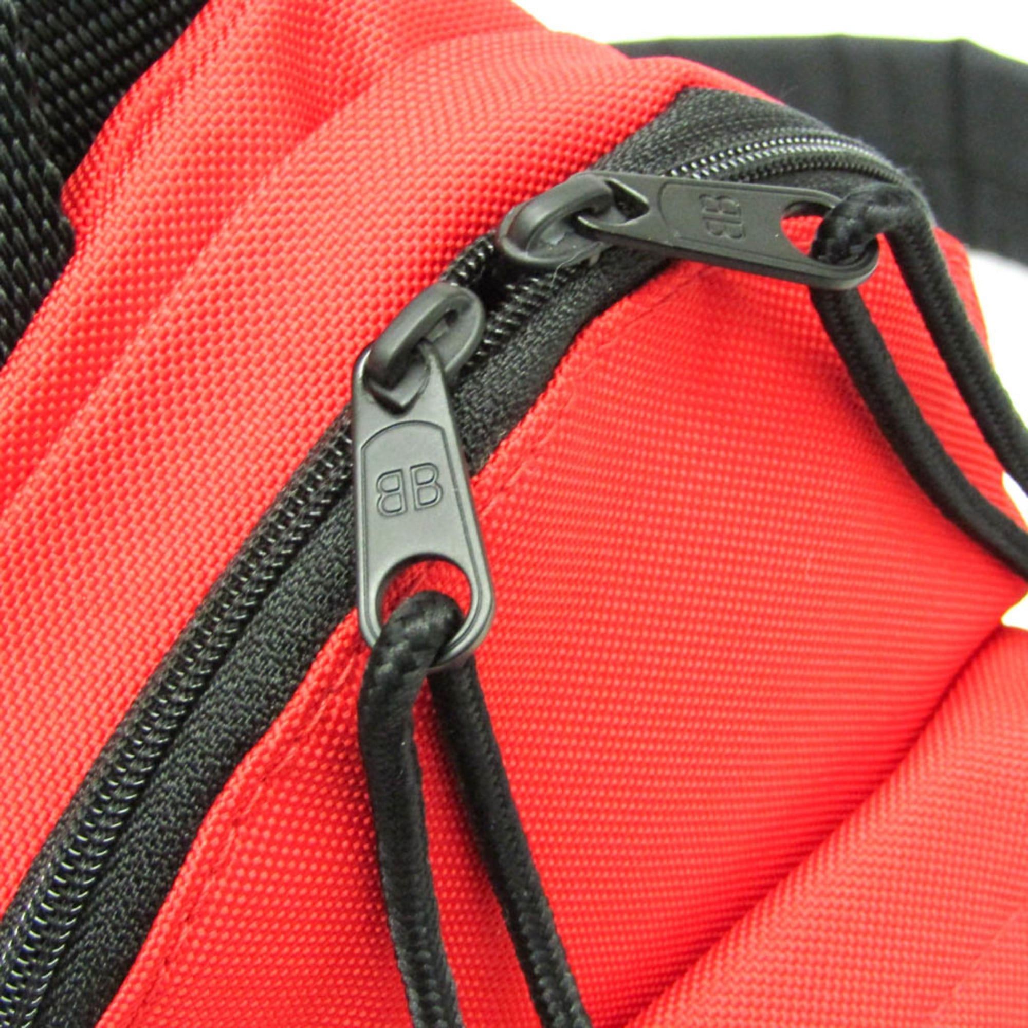 Balenciaga Balenciaga Explorer 656060 Women,Men Nylon Pouch,Shoulder Bag Black,Red Color Size ONE SIZE - 8 Thumbnail