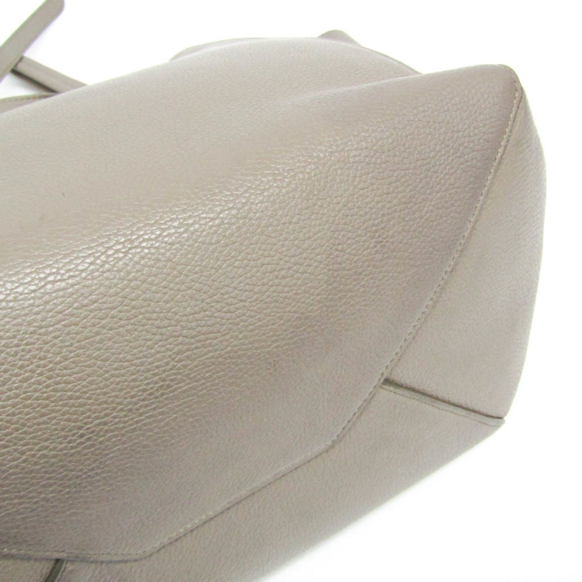 Celine Celine Cabas Phantom Small 189023 Women's Leather Tote Bag Gray Beige Size ONE SIZE - 5 Thumbnail