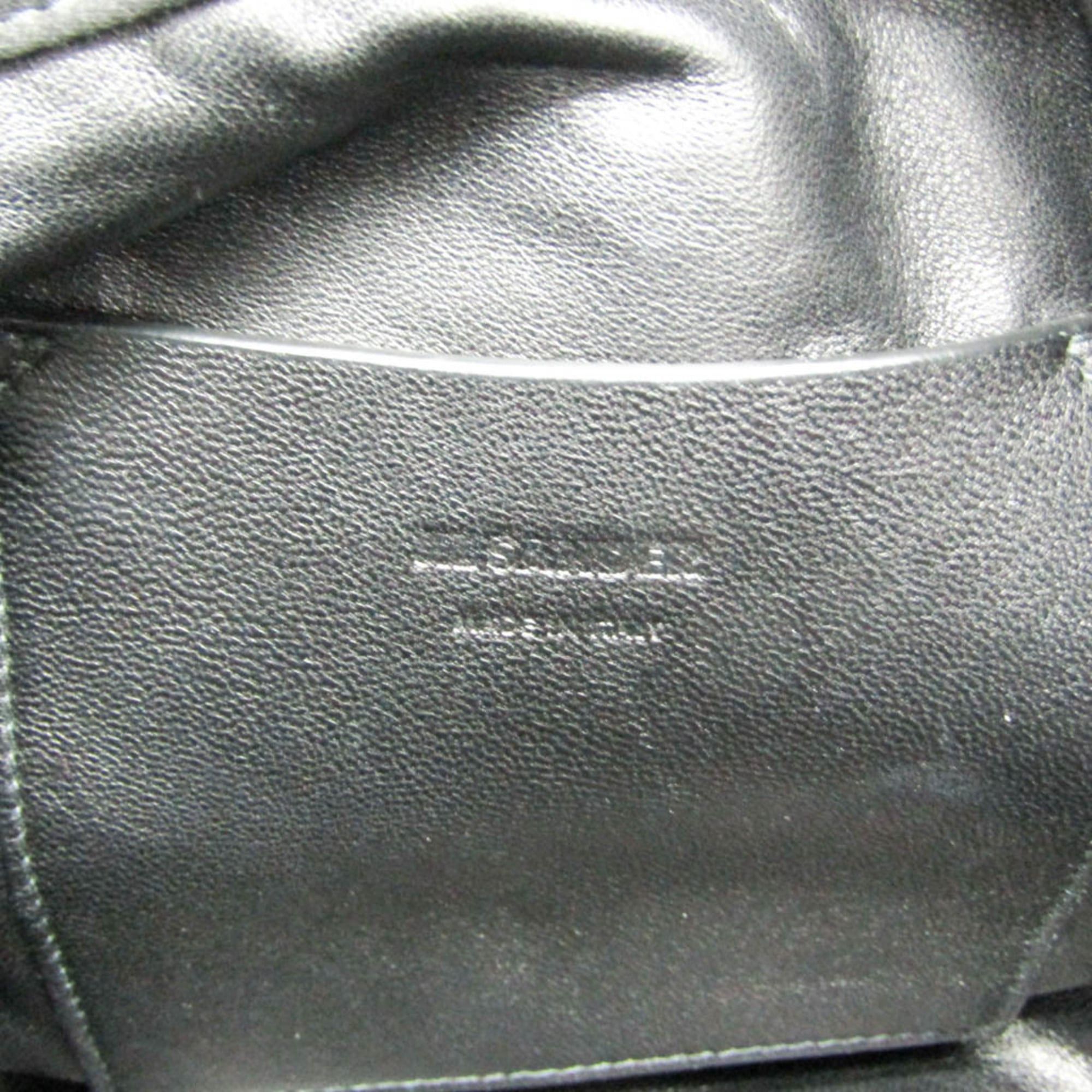 Jil Sander Drawstring Bag Women's Leather,Satin Shoulder Bag Black