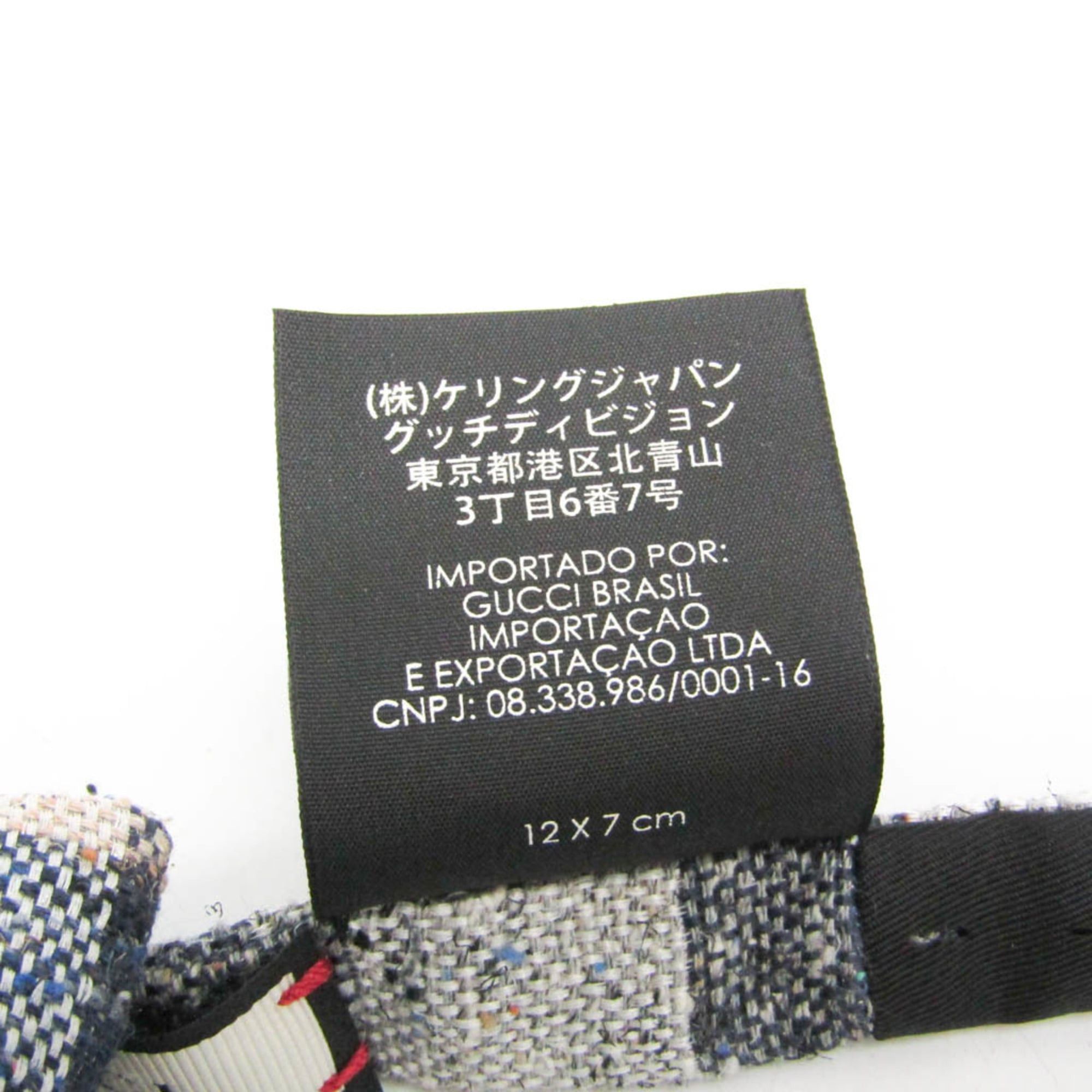 Gucci Gucci Boy Silk Cotton Wool Bow Tie Blue,Gray,Orange Size ONE SIZE - 11 Thumbnail