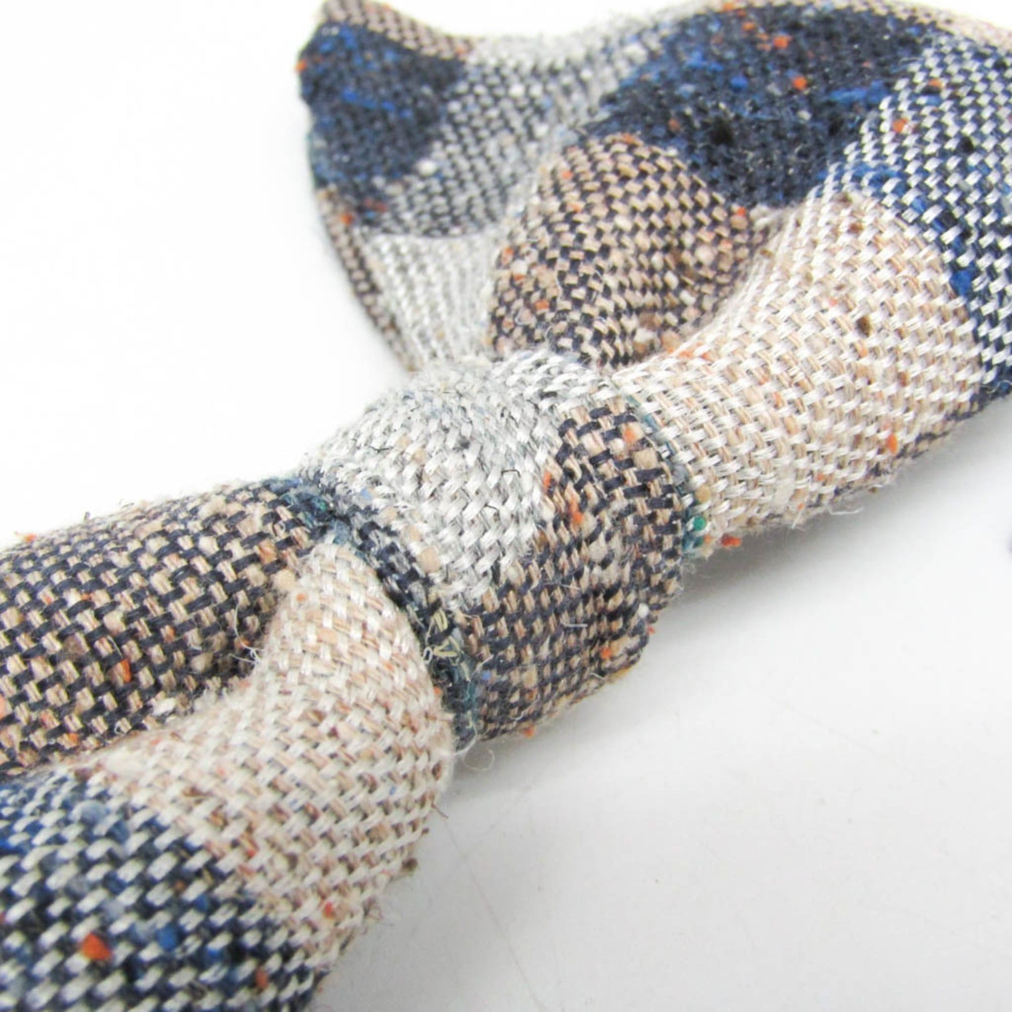 Gucci Gucci Boy Silk Cotton Wool Bow Tie Blue,Gray,Orange Size ONE SIZE - 5 Thumbnail