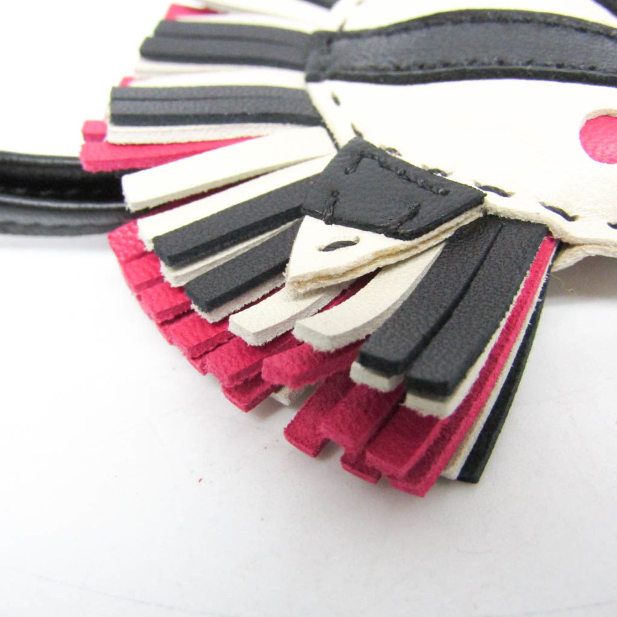 Hermes Hermes Agneau Milo Handbag Charm Black,Ivory,Pink GEE GEE SAVAN Size ONE SIZE - 8 Thumbnail