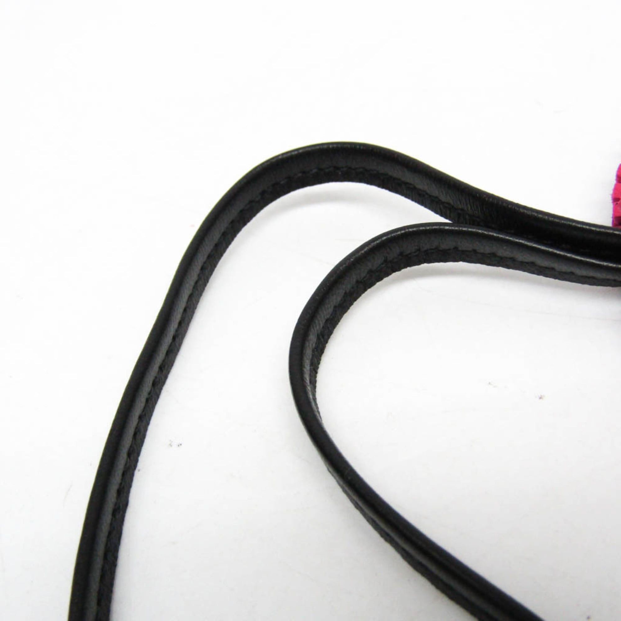 Hermes Hermes Agneau Milo Handbag Charm Black,Ivory,Pink GEE GEE SAVAN Size ONE SIZE - 9 Thumbnail