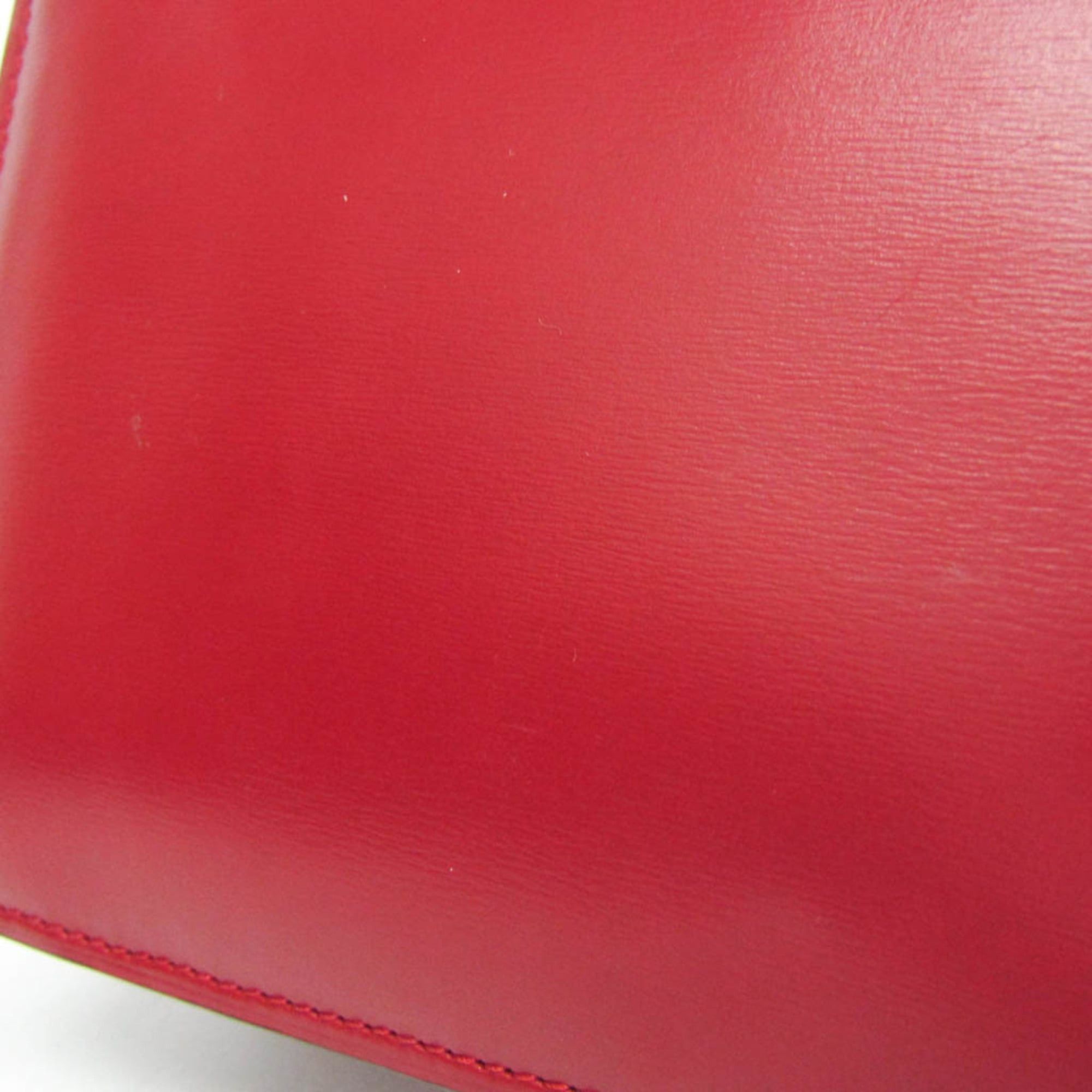Celine Celine Classic Box Women's Leather Shoulder Bag Red Color Size ONE SIZE - 6 Thumbnail