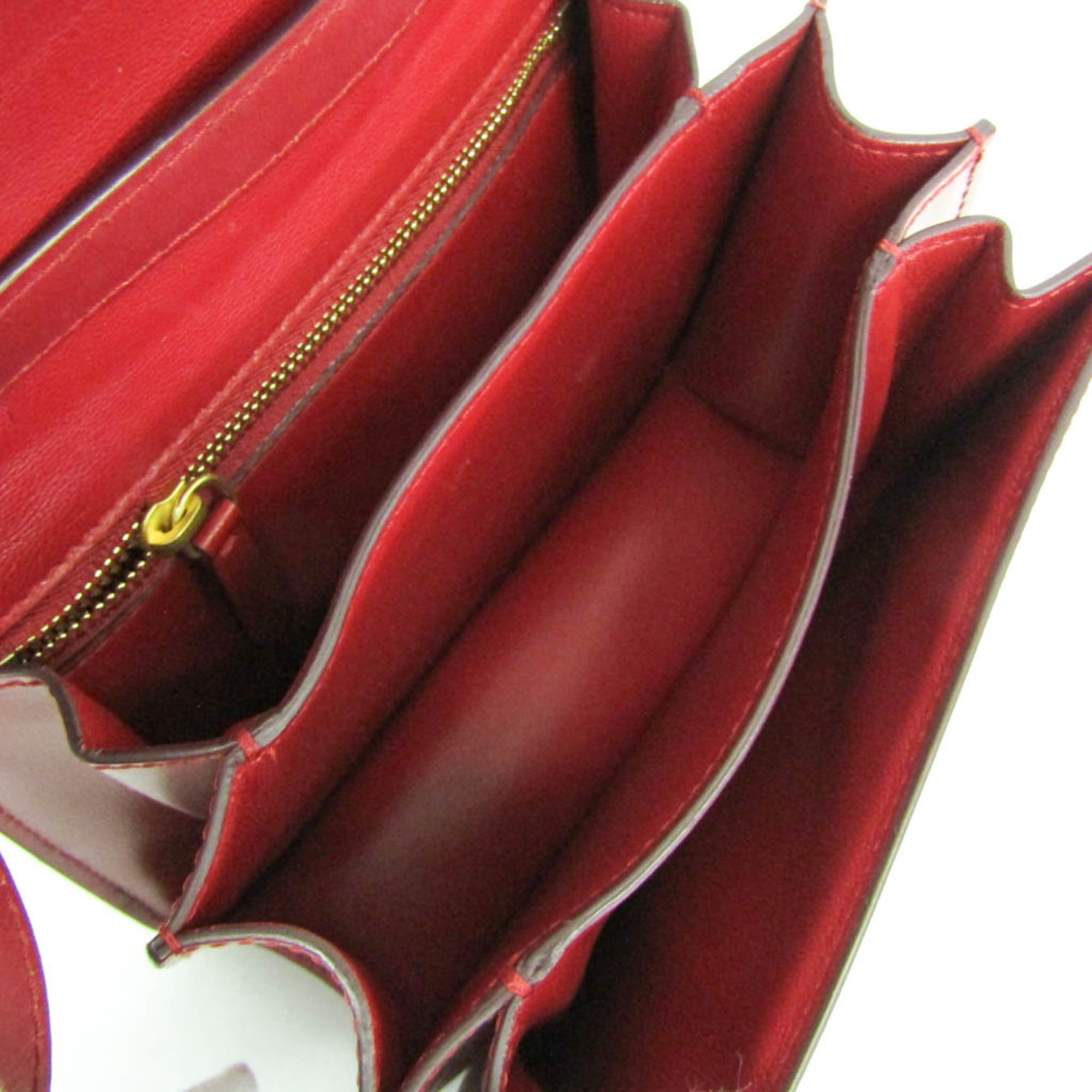 Celine Celine Classic Box Women's Leather Shoulder Bag Red Color Size ONE SIZE - 3 Thumbnail