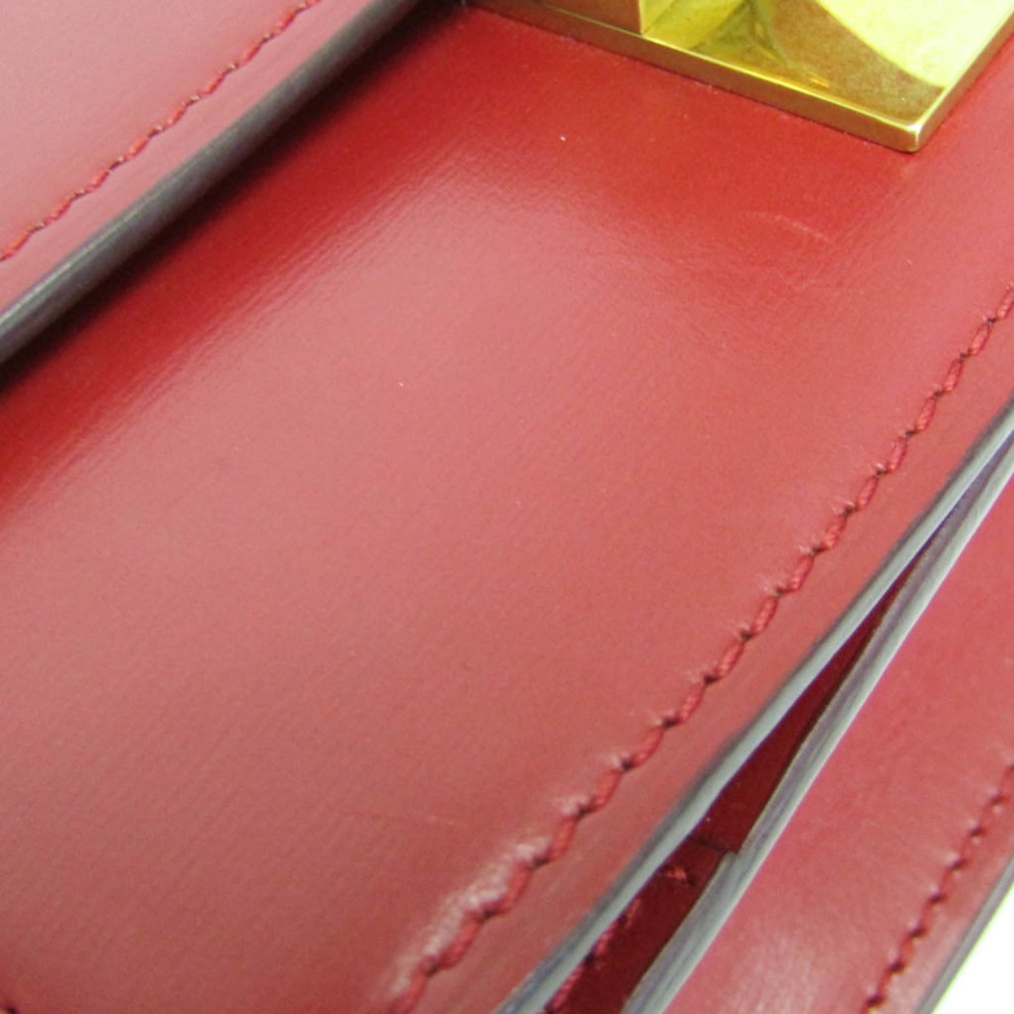 Celine Celine Classic Box Women's Leather Shoulder Bag Red Color Size ONE SIZE - 5 Thumbnail