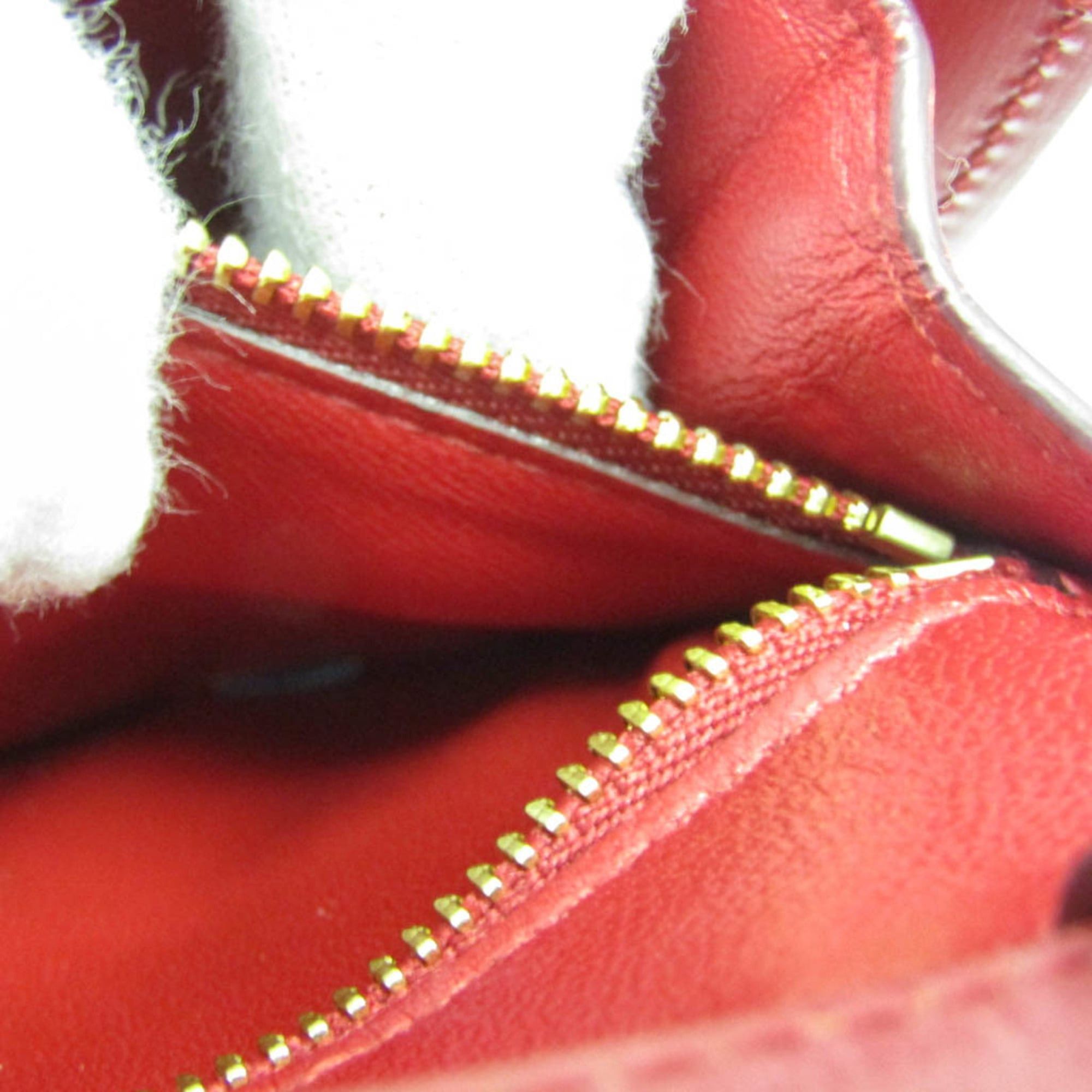 Celine Celine Classic Box Women's Leather Shoulder Bag Red Color Size ONE SIZE - 19 Thumbnail