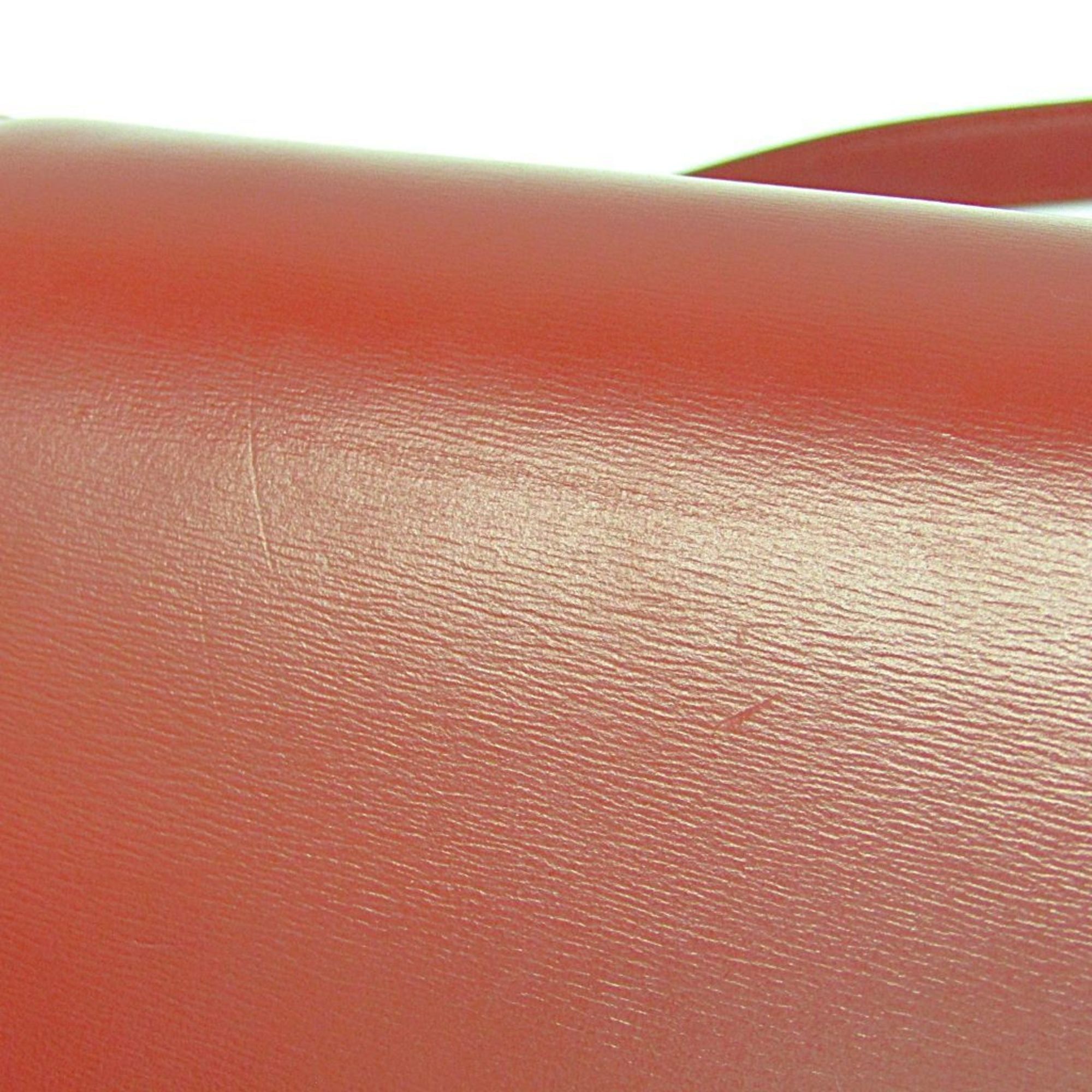 Celine Celine Classic Box Women's Leather Shoulder Bag Red Color Size ONE SIZE - 9 Thumbnail