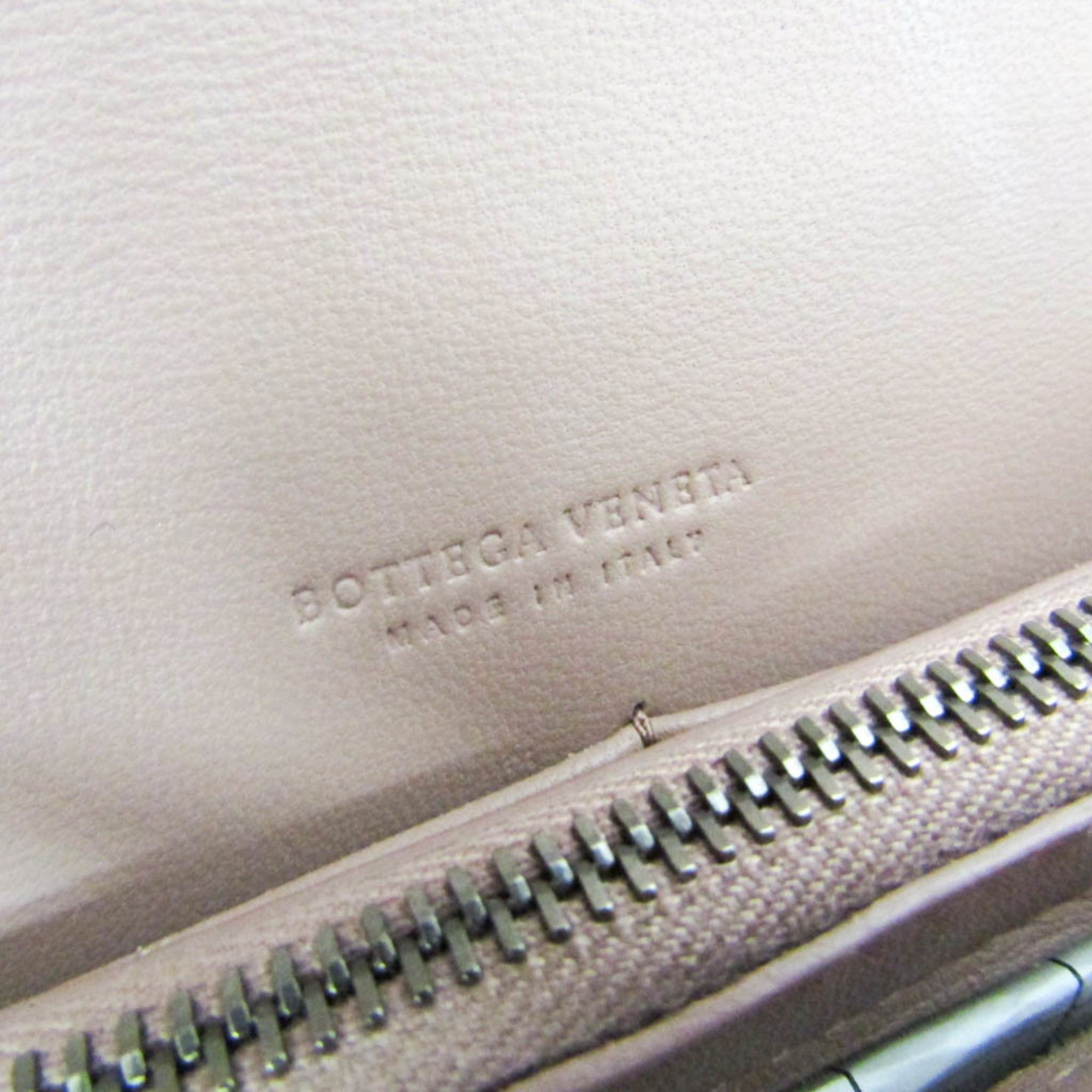 Bottega Veneta Bottega Veneta Intrecciato Chain Shoulder Mini Bag Women's Leather Clutch Bag,Shoulder Bag Smoke Pink Size ONE SIZE - 14 Thumbnail