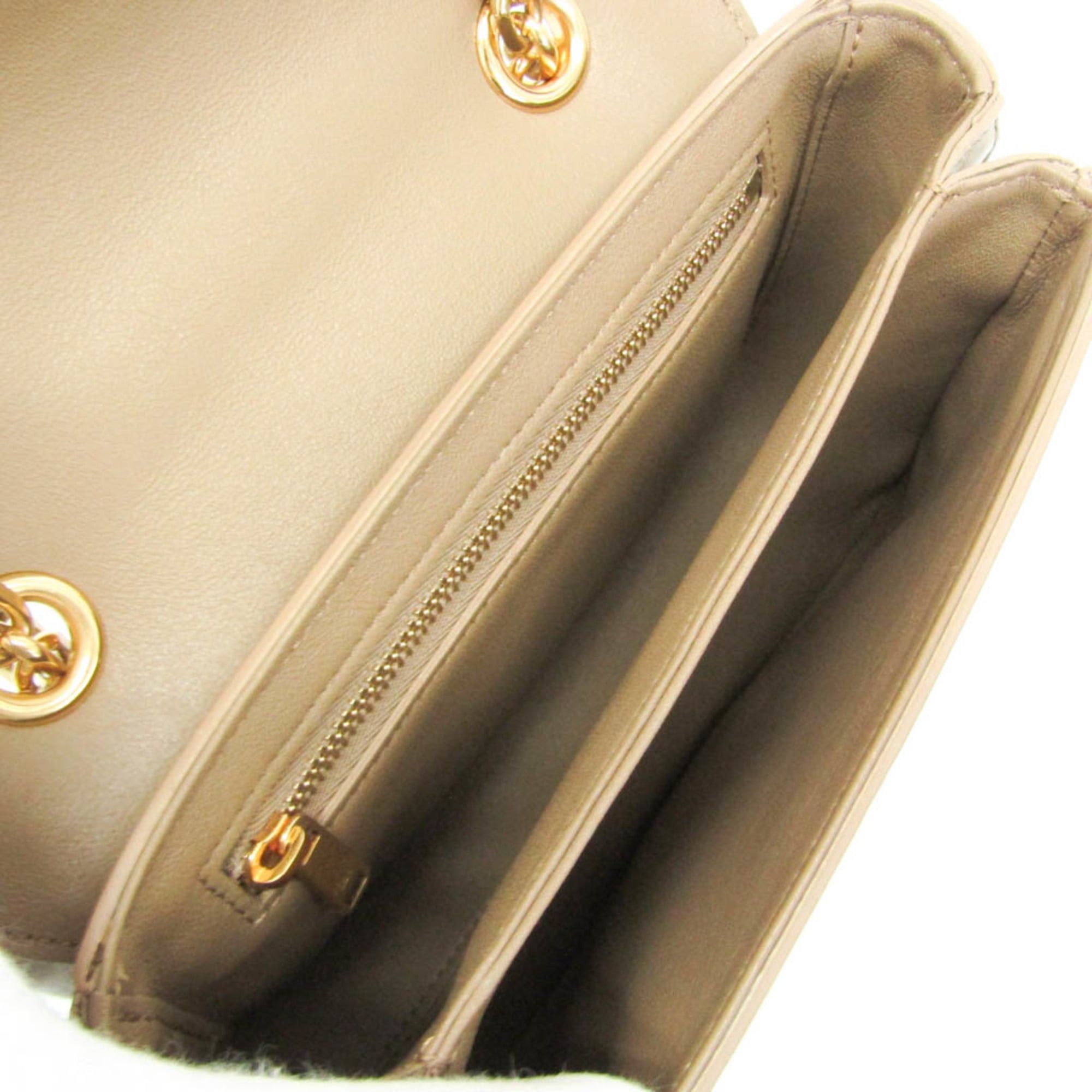 Celine Celine C Small Chain Shoulder Bag 188403 Women's Leather Handbag,Shoulder Bag Light Beige Size ONE SIZE - 3 Thumbnail