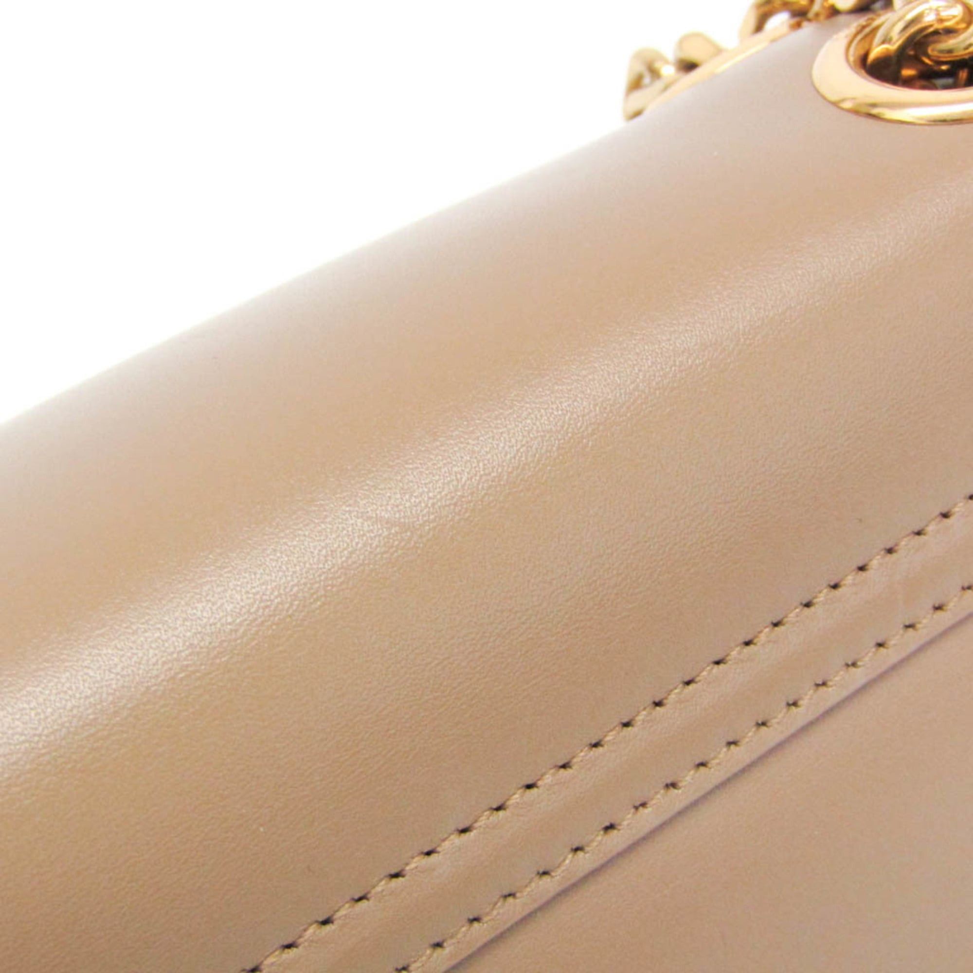 Celine Celine C Small Chain Shoulder Bag 188403 Women's Leather Handbag,Shoulder Bag Light Beige Size ONE SIZE - 10 Thumbnail