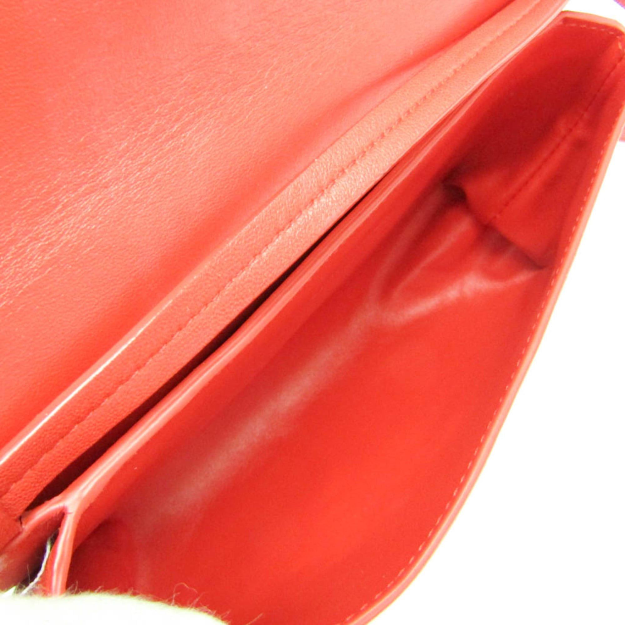 Bottega Veneta Bottega Veneta Intrecciato Women's Leather Shoulder Bag Red Color Size ONE SIZE - 3 Thumbnail