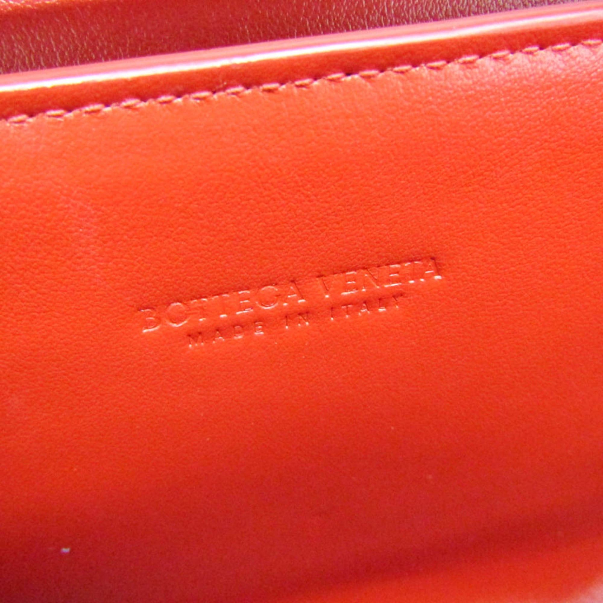 Bottega Veneta Bottega Veneta Intrecciato Women's Leather Shoulder Bag Red Color Size ONE SIZE - 12 Thumbnail