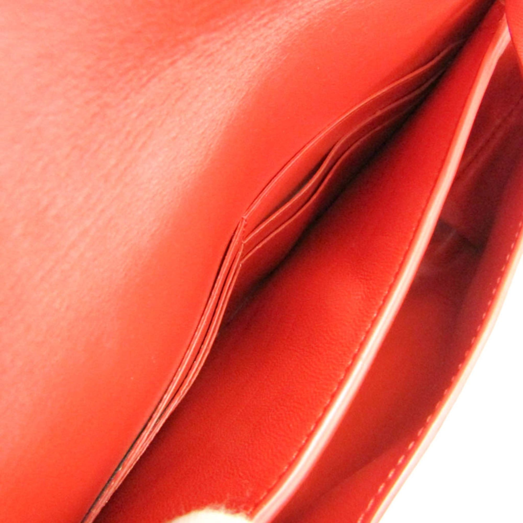 Bottega Veneta Bottega Veneta Intrecciato Women's Leather Shoulder Bag Red Color Size ONE SIZE - 10 Thumbnail