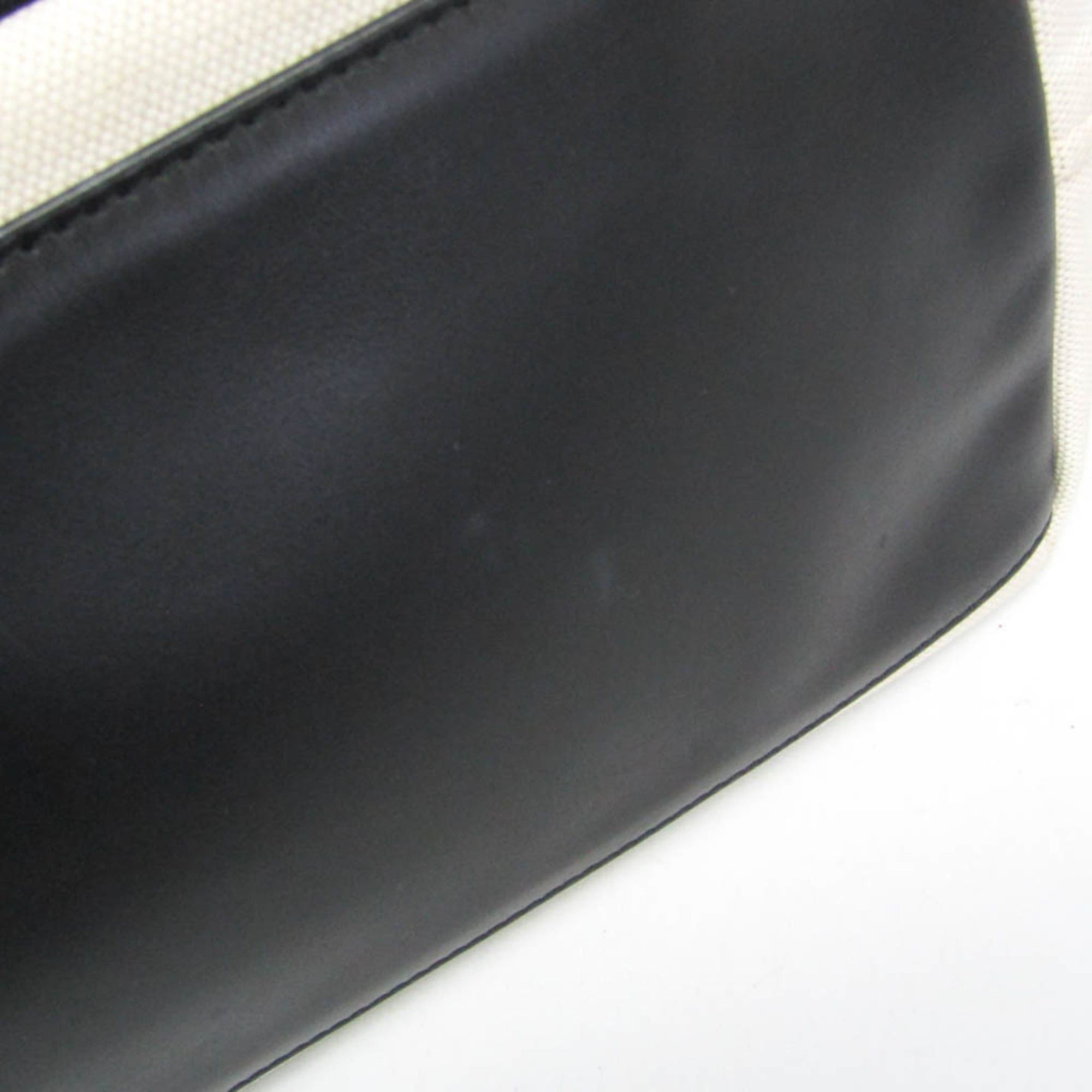Balenciaga Balenciaga Navy Cabas S 339933 Women's Canvas,Leather Handbag Black,Off-white Size ONE SIZE - 7 Thumbnail