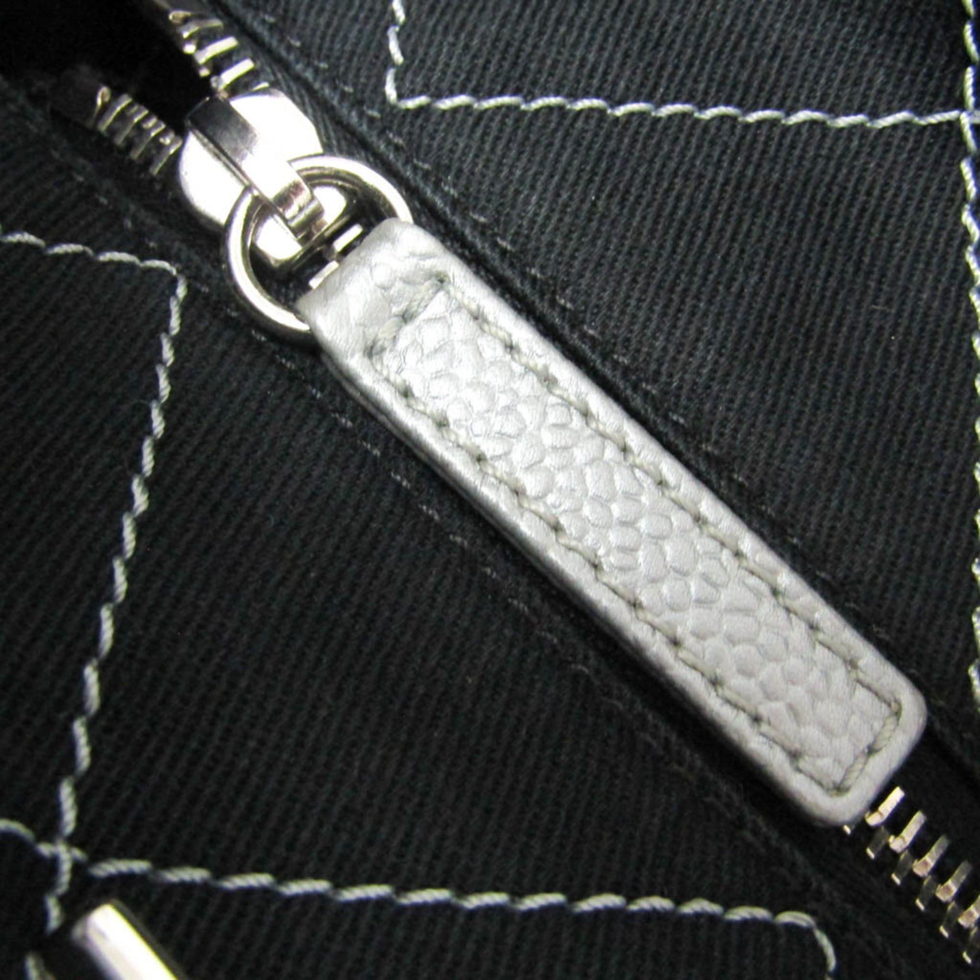 Chanel Chanel On The Road A92212 Women's Grained Calfskin Tote Bag Silver Size ONE SIZE - 11 Thumbnail