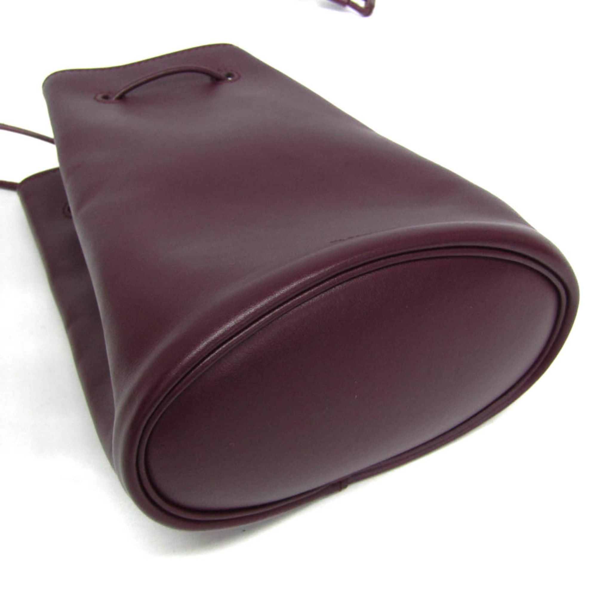 Jil Sander Jil Sander Crossbody Drawstring Bag J25WG0009 P5712 Men,Women Leather Handbag,Shoulder Bag Wine Size ONE SIZE - 4 Thumbnail