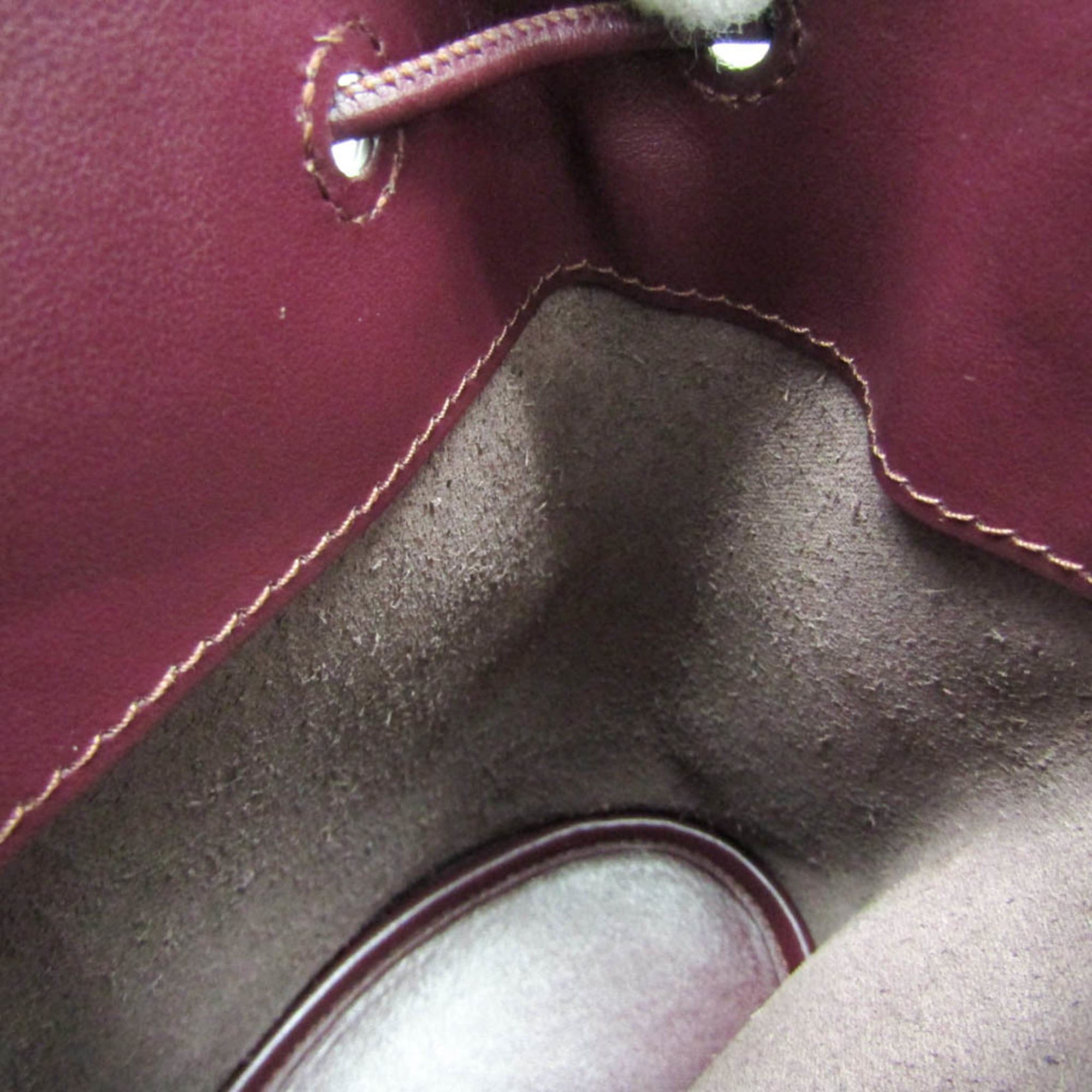 Jil Sander Jil Sander Crossbody Drawstring Bag J25WG0009 P5712 Men,Women Leather Handbag,Shoulder Bag Wine Size ONE SIZE - 7 Thumbnail