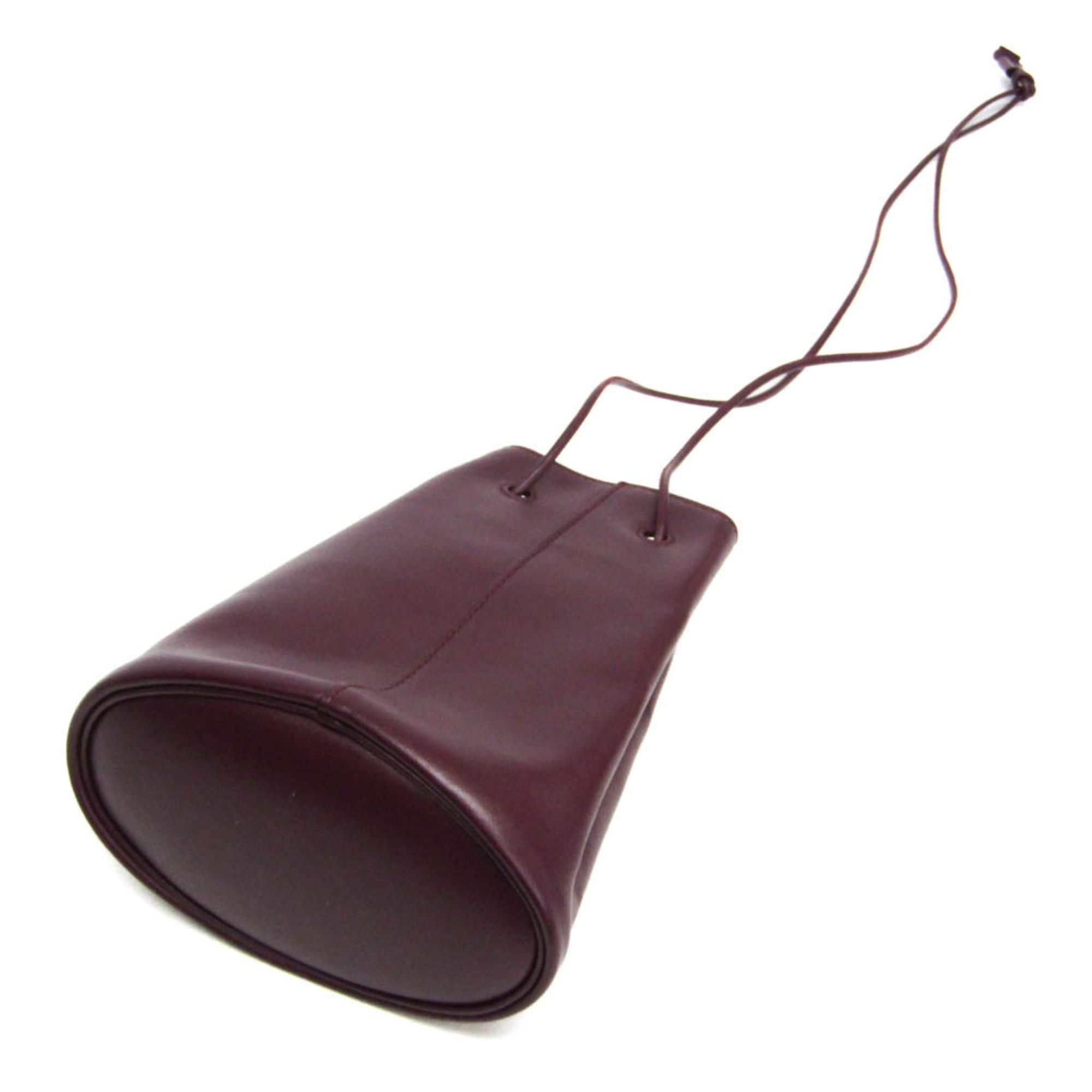 Jil Sander Jil Sander Crossbody Drawstring Bag J25WG0009 P5712 Men,Women Leather Handbag,Shoulder Bag Wine Size ONE SIZE - 2 Thumbnail