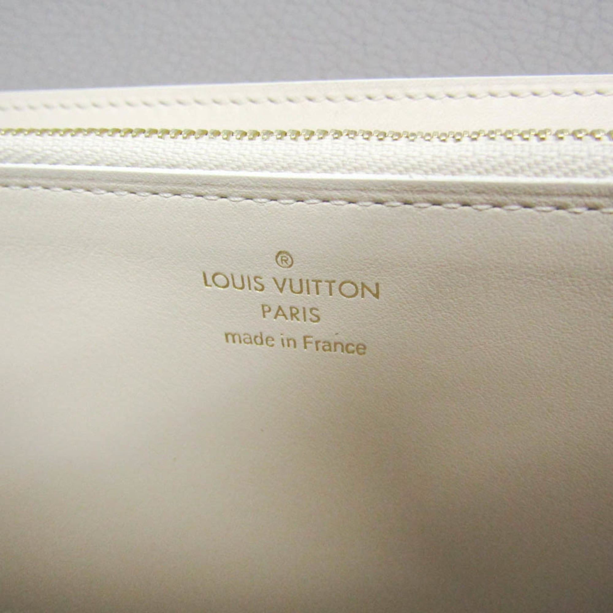 Louis Vuitton Louis Vuitton Taurillon Wallet Capucines M80928 Women's Taurillon Leather Long Wallet (bi-fold) Grayish Size ONE SIZE - 10 Thumbnail