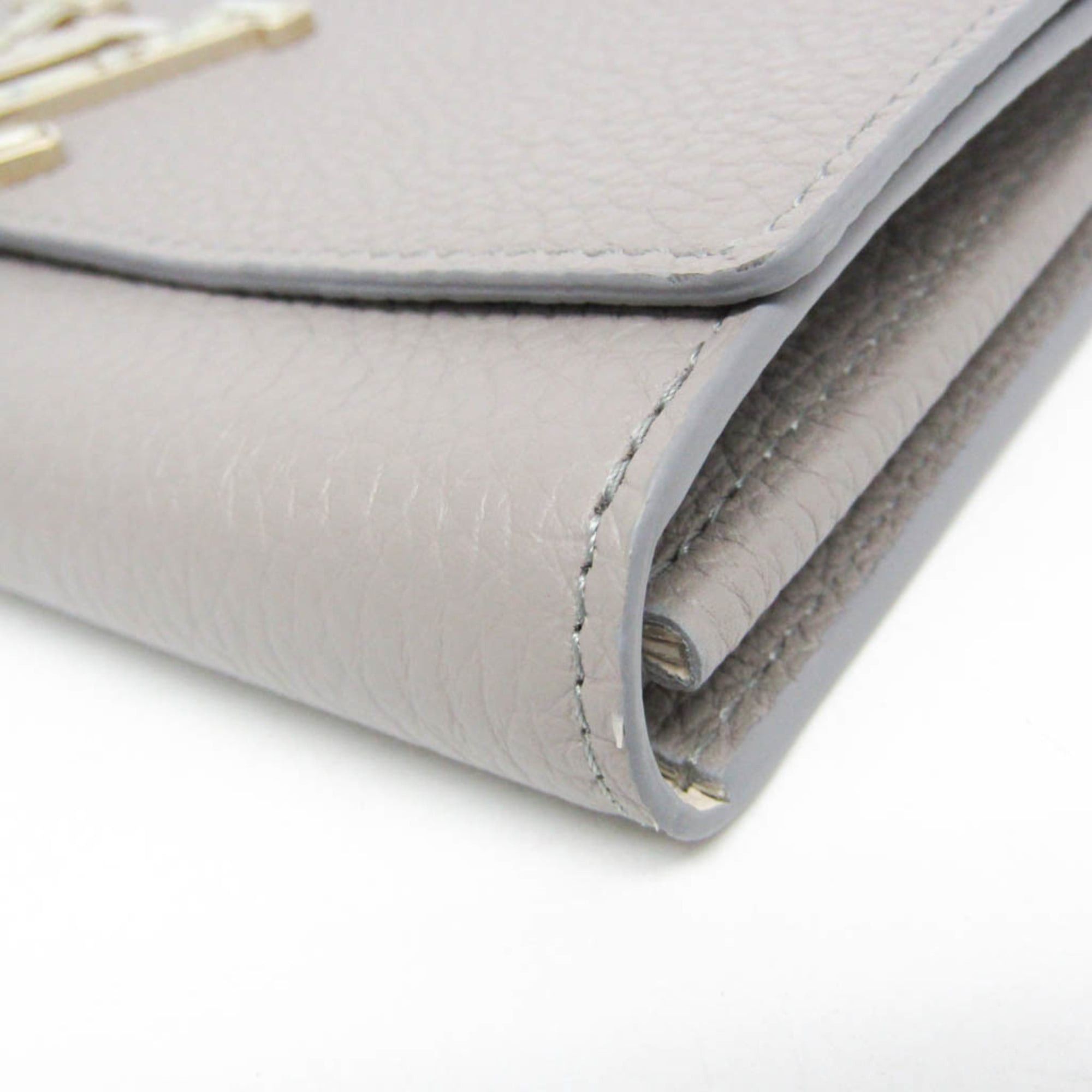 Louis Vuitton Louis Vuitton Taurillon Wallet Capucines M80928 Women's Taurillon Leather Long Wallet (bi-fold) Grayish Size ONE SIZE - 6 Thumbnail