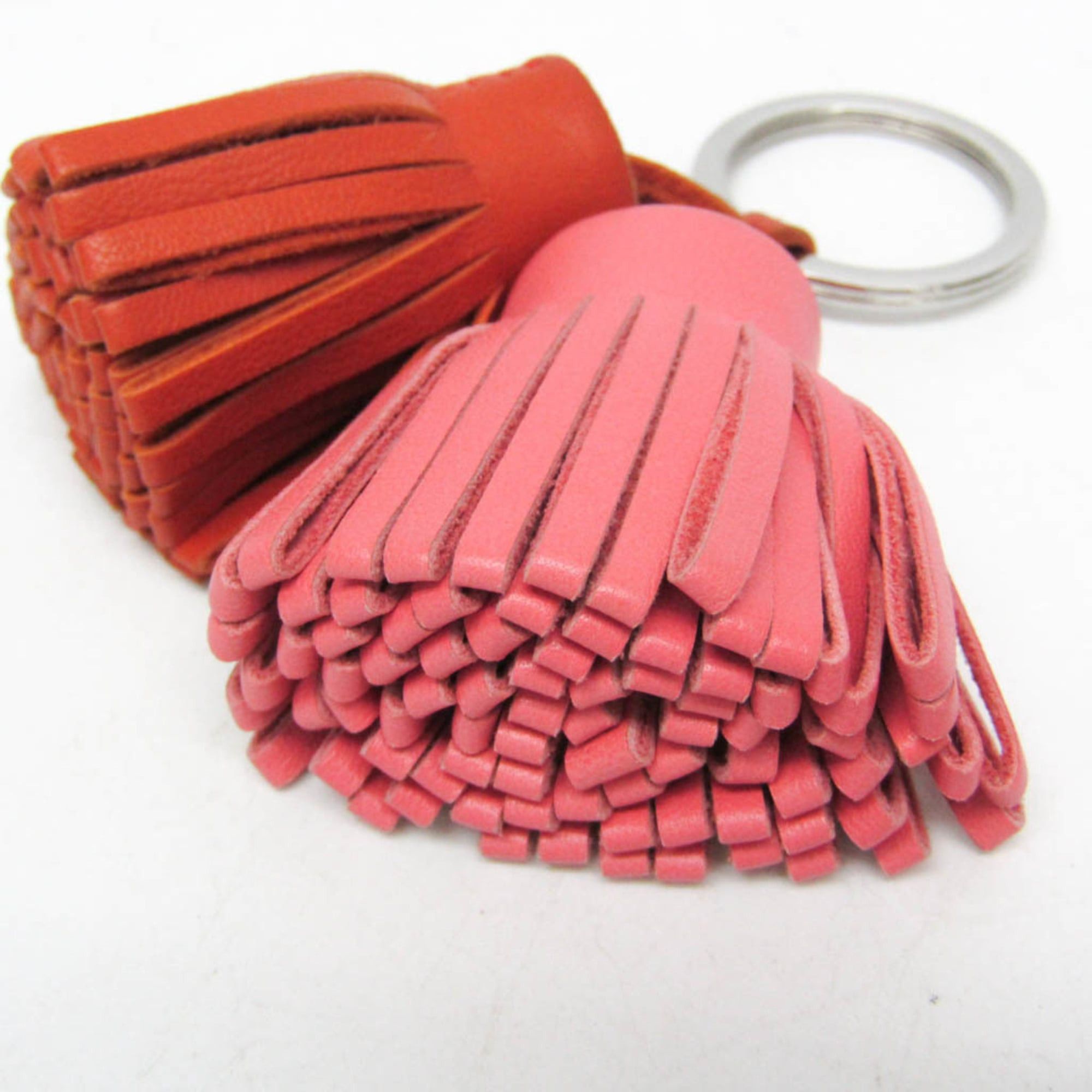 Hermes Hermes Carmen Uno Dos Keyring (Brown,Pink) Size ONE SIZE - 4 Thumbnail