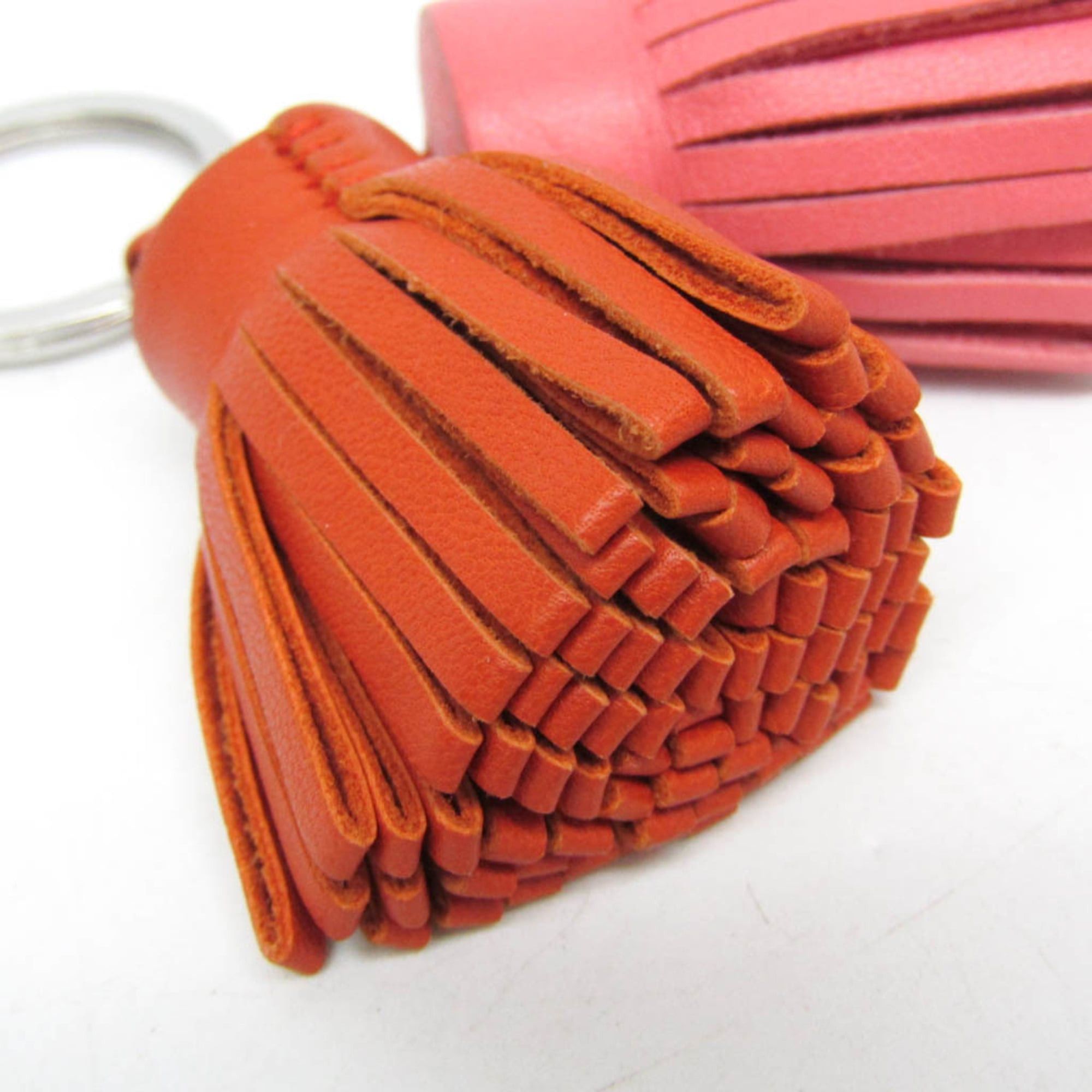 Hermes Hermes Carmen Uno Dos Keyring (Brown,Pink) Size ONE SIZE - 5 Thumbnail