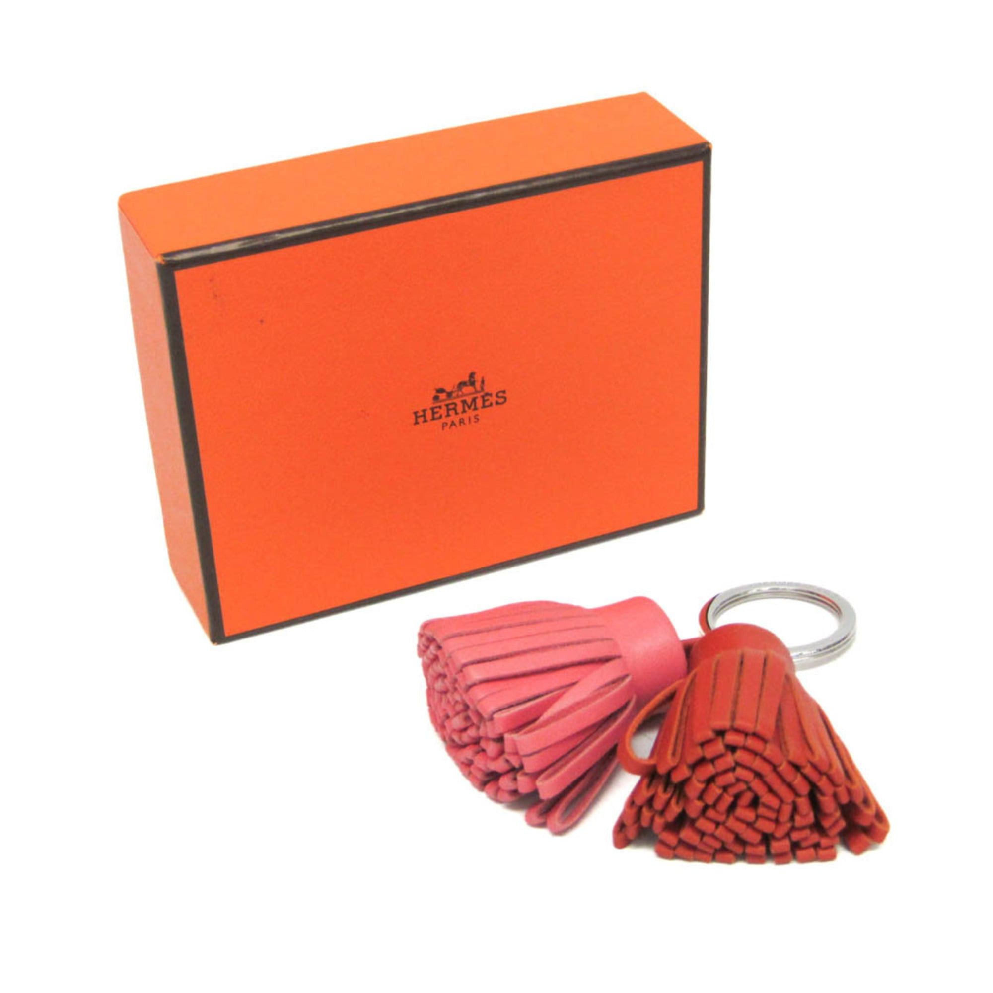 Hermes Hermes Carmen Uno Dos Keyring (Brown,Pink) Size ONE SIZE - 2 Thumbnail