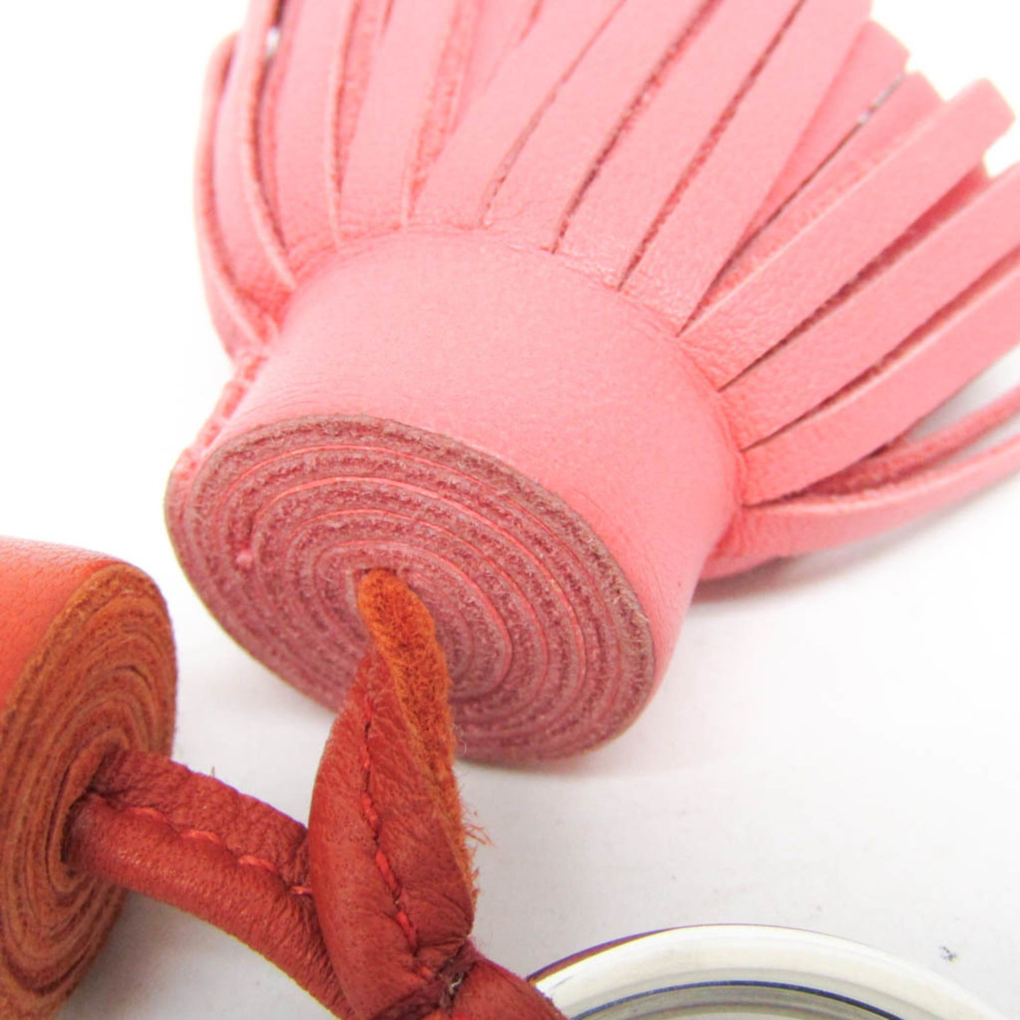 Hermes Hermes Carmen Uno Dos Keyring (Brown,Pink) Size ONE SIZE - 7 Thumbnail