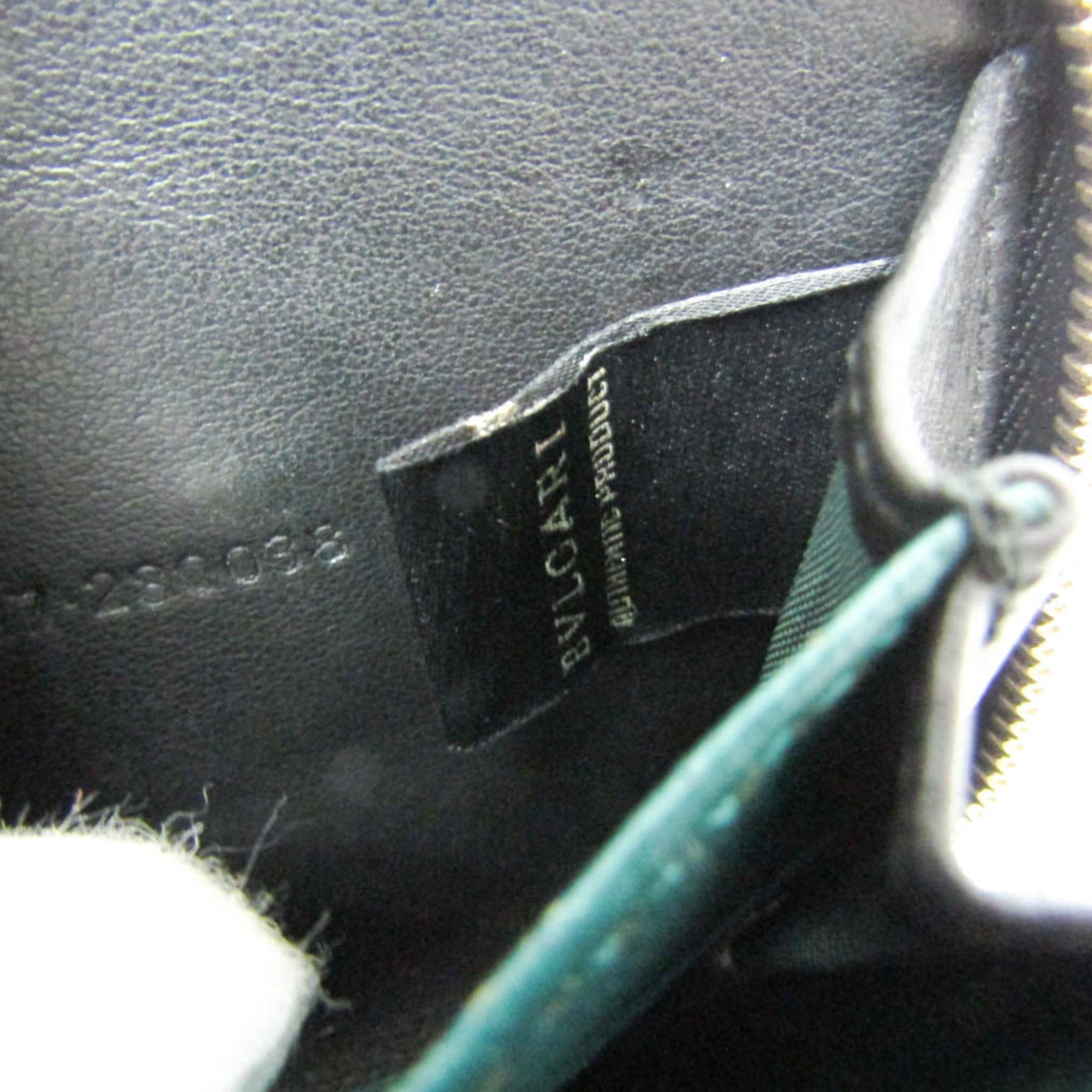 Bvlgari Bvlgari Colore Women's Leather Coin Purse/coin Case Black Size ONE SIZE - 10 Thumbnail