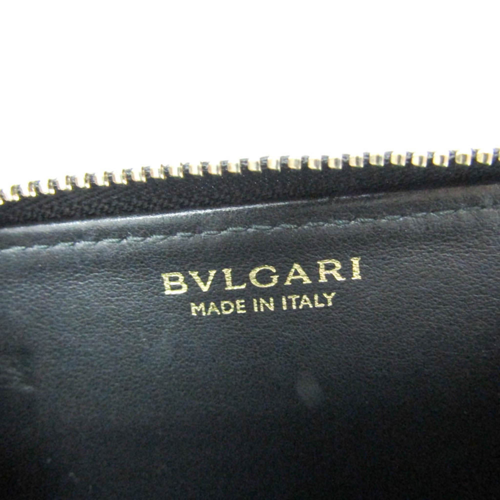 Bvlgari Bvlgari Colore Women's Leather Coin Purse/coin Case Black Size ONE SIZE - 8 Thumbnail