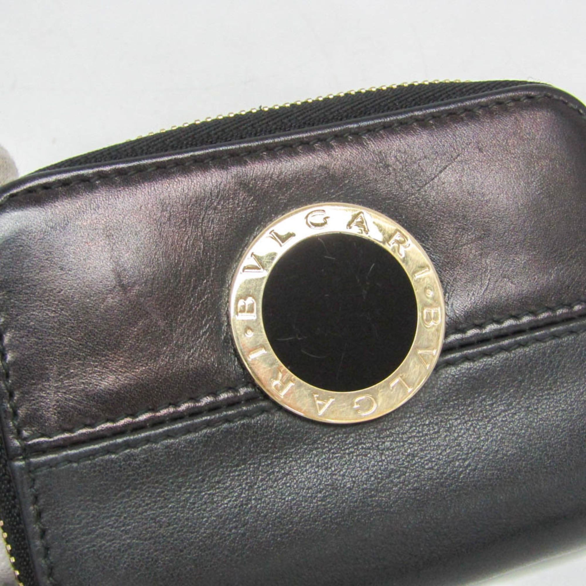 Bvlgari Bvlgari Colore Women's Leather Coin Purse/coin Case Black Size ONE SIZE - 6 Thumbnail