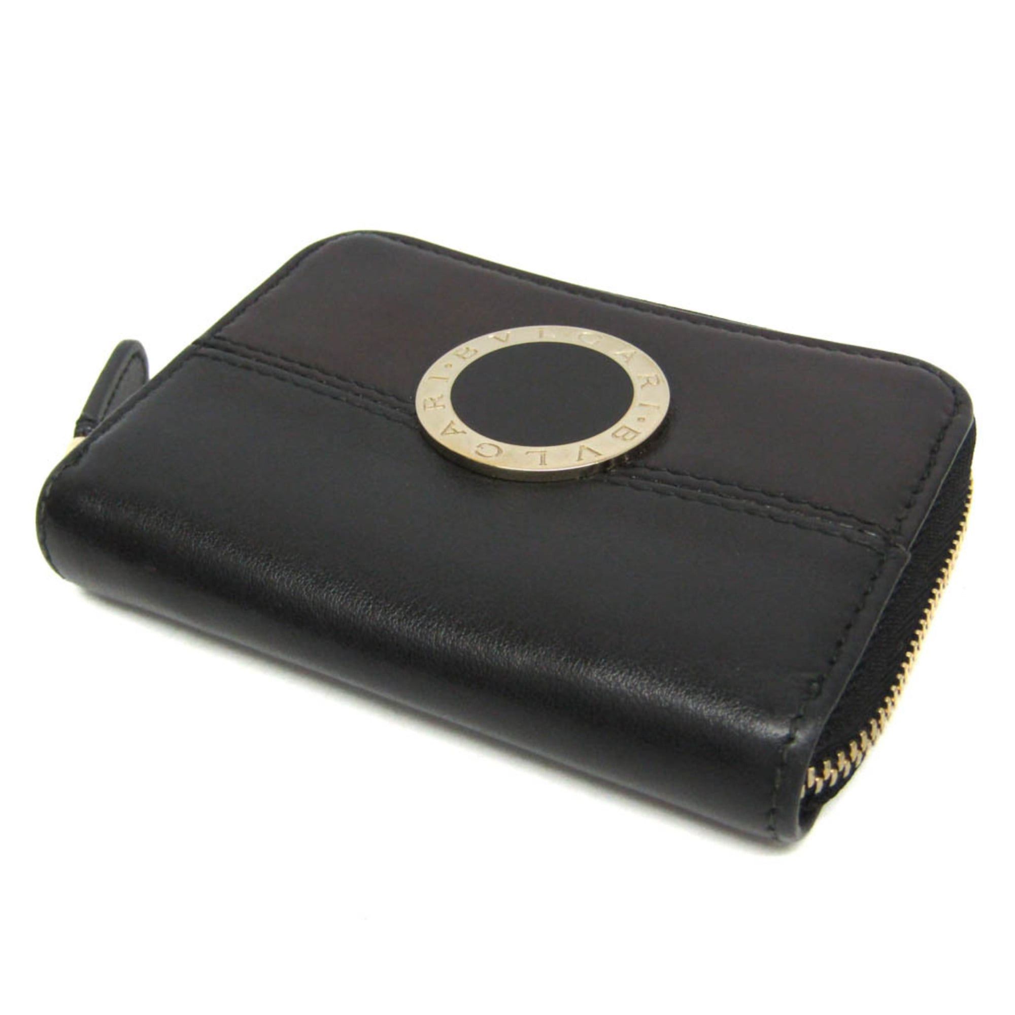 Bvlgari Bvlgari Colore Women's Leather Coin Purse/coin Case Black Size ONE SIZE - 4 Thumbnail