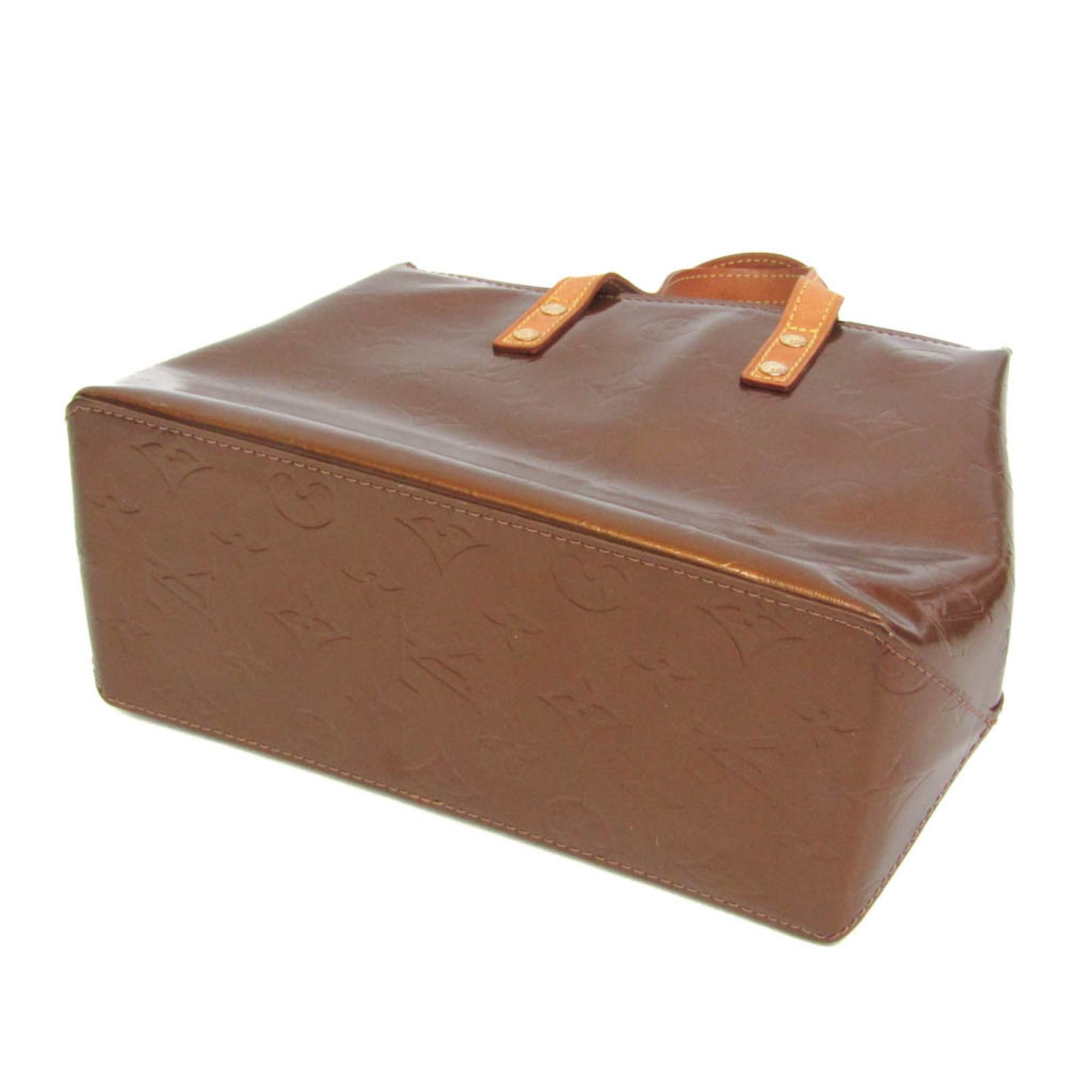 Louis Vuitton Louis Vuitton Monogram Vernis Reade PM M91146 Women's Handbag Bronze Size ONE SIZE - 2 Thumbnail