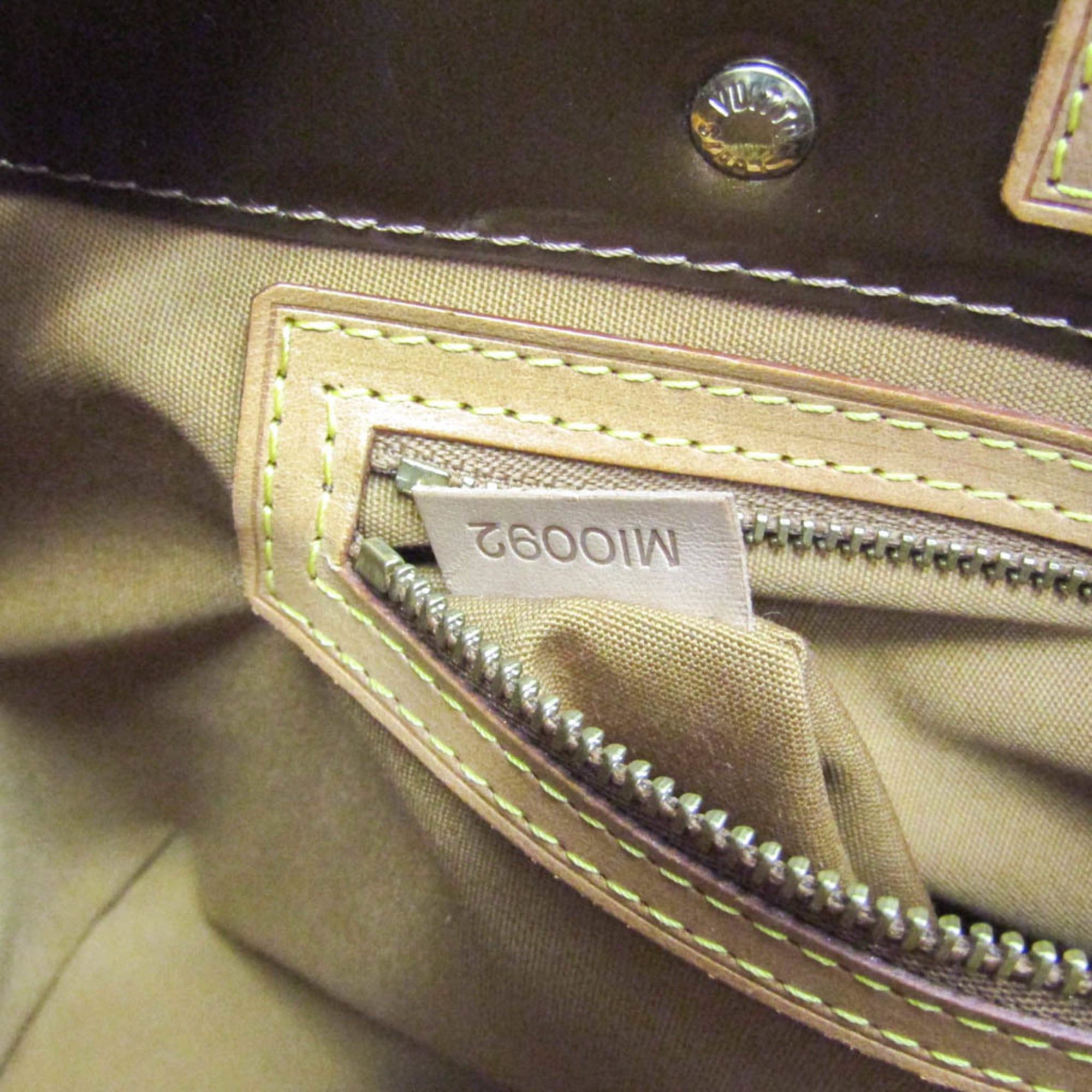 Louis Vuitton Louis Vuitton Monogram Vernis Reade PM M91146 Women's Handbag Bronze Size ONE SIZE - 16 Thumbnail