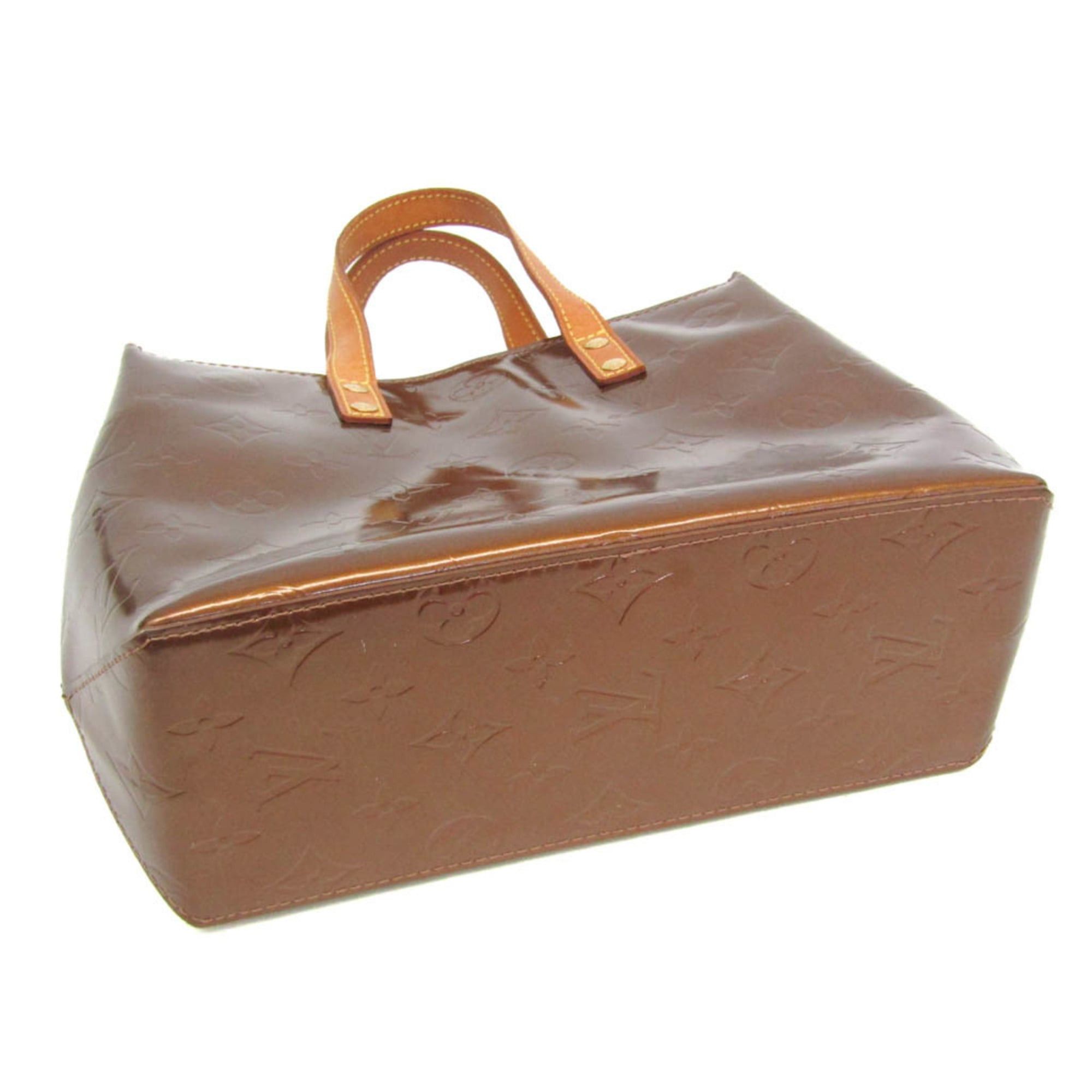 Louis Vuitton Louis Vuitton Monogram Vernis Reade PM M91146 Women's Handbag Bronze Size ONE SIZE - 6 Thumbnail