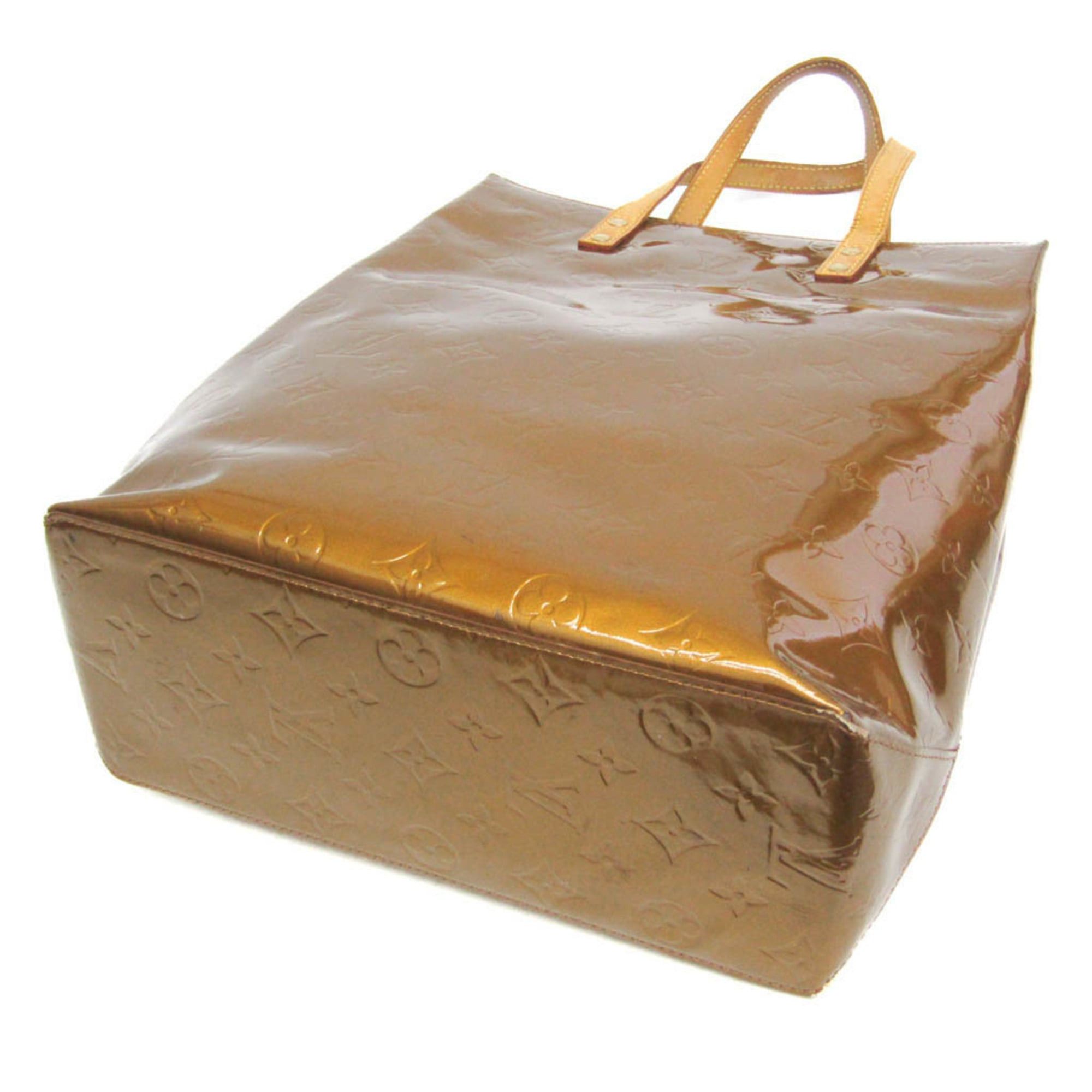 Louis Vuitton Louis Vuitton Monogram Vernis Reade MM M91143 Women's Handbag Bronze Size ONE SIZE - 2 Thumbnail