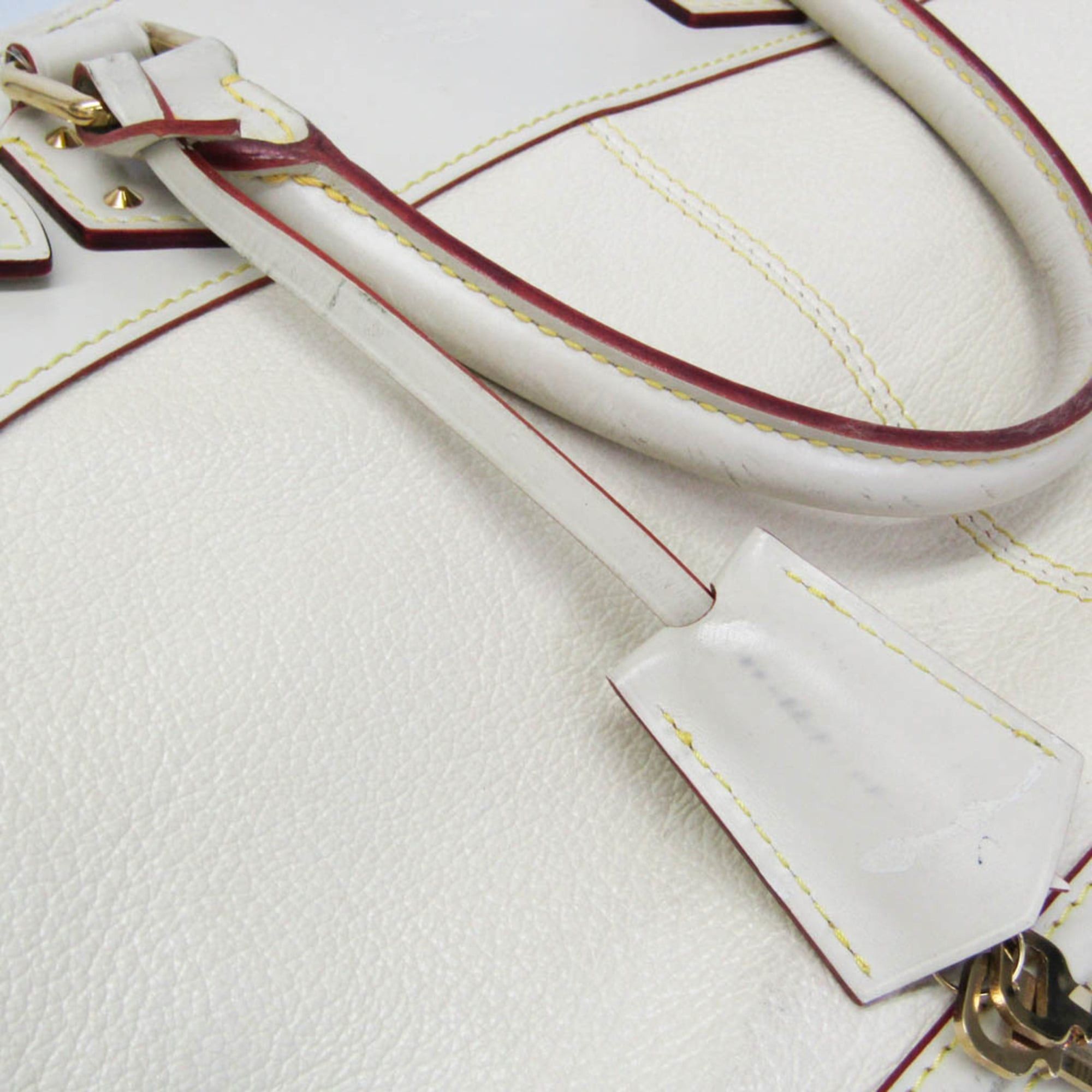 Louis Vuitton Louis Vuitton Suhali Lockit PM M91887 Women's Handbag Blanc Size ONE SIZE - 12 Thumbnail