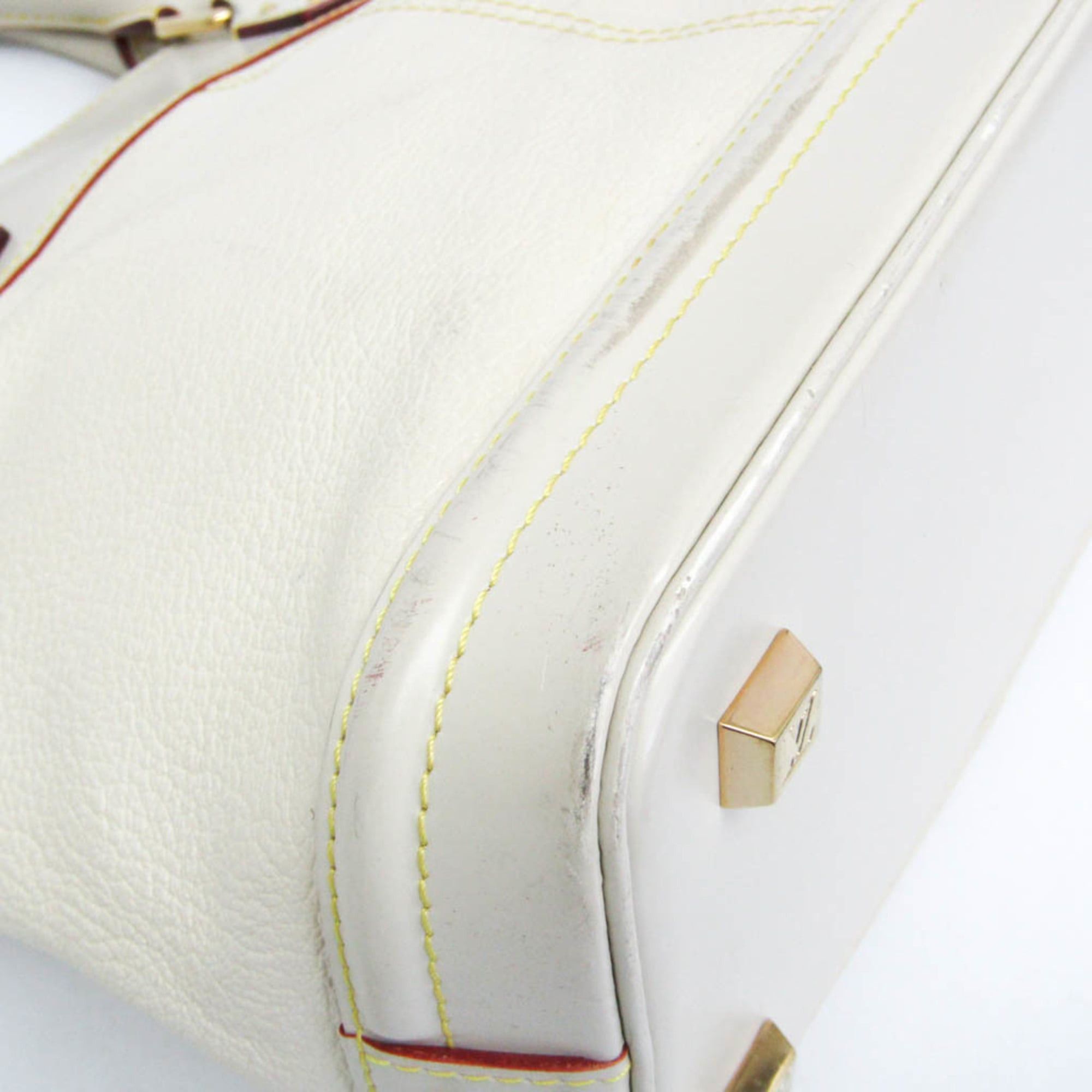 Louis Vuitton Louis Vuitton Suhali Lockit PM M91887 Women's Handbag Blanc Size ONE SIZE - 5 Thumbnail