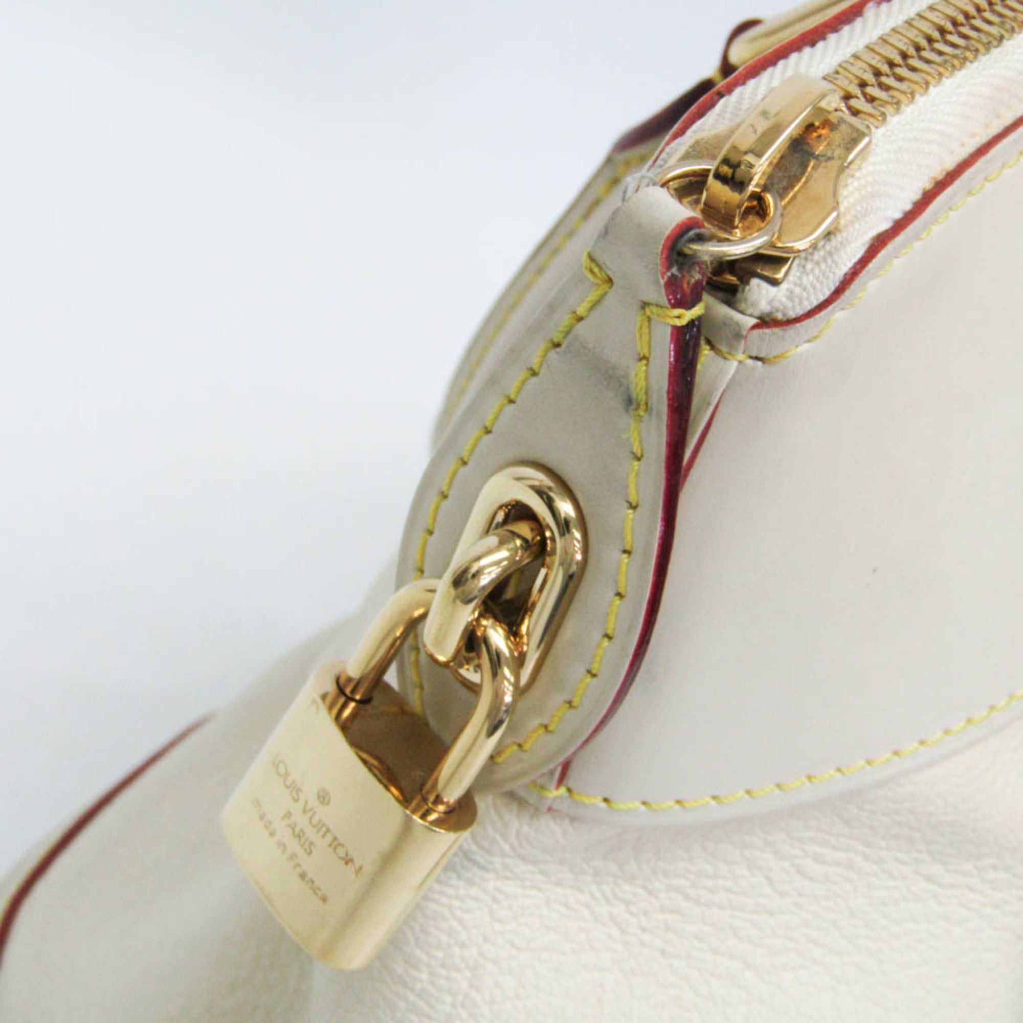 Louis Vuitton Louis Vuitton Suhali Lockit PM M91887 Women's Handbag Blanc Size ONE SIZE - 9 Thumbnail