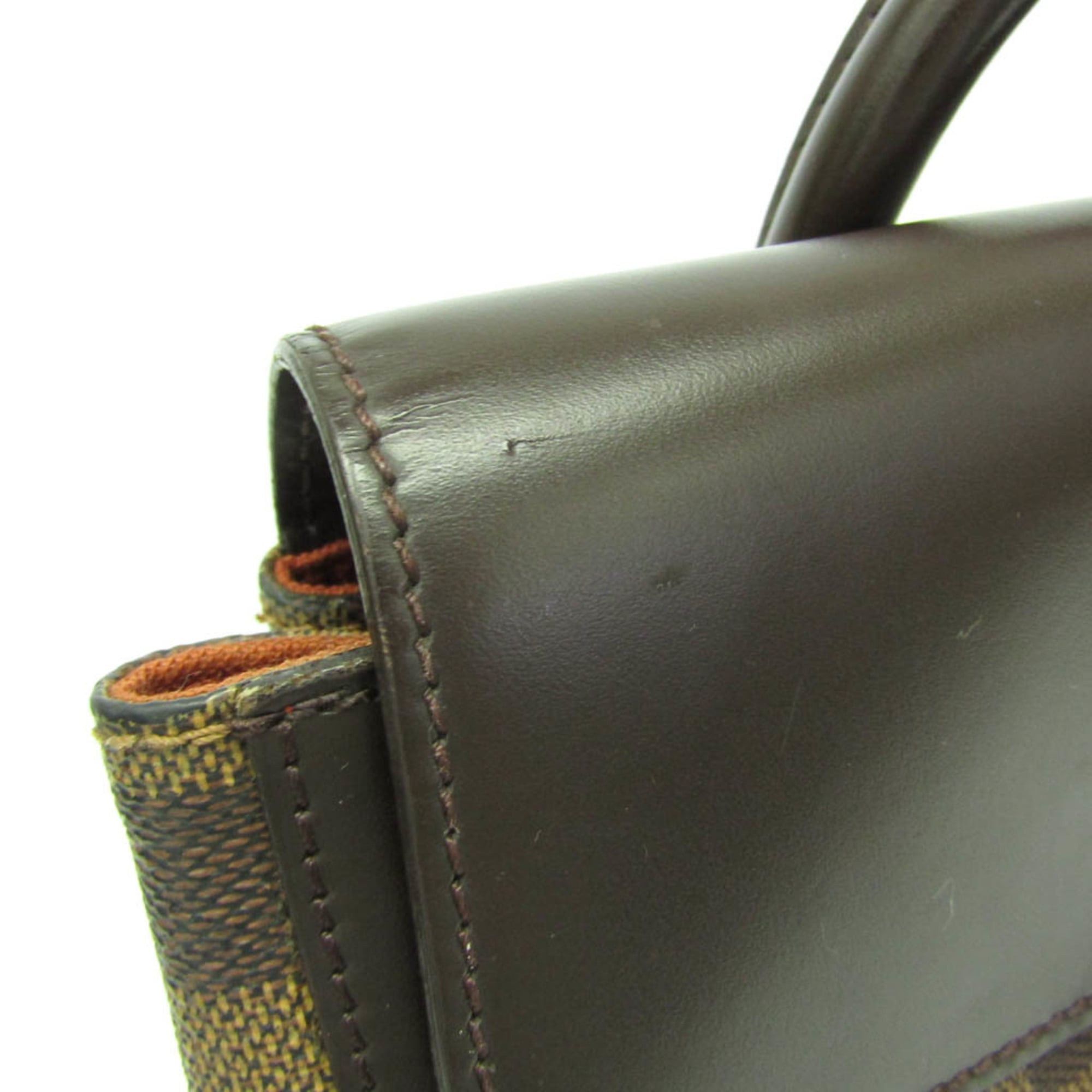 Louis Vuitton Louis Vuitton Damier Soho N51132 Women's Backpack Ebene Size ONE SIZE - 14 Thumbnail