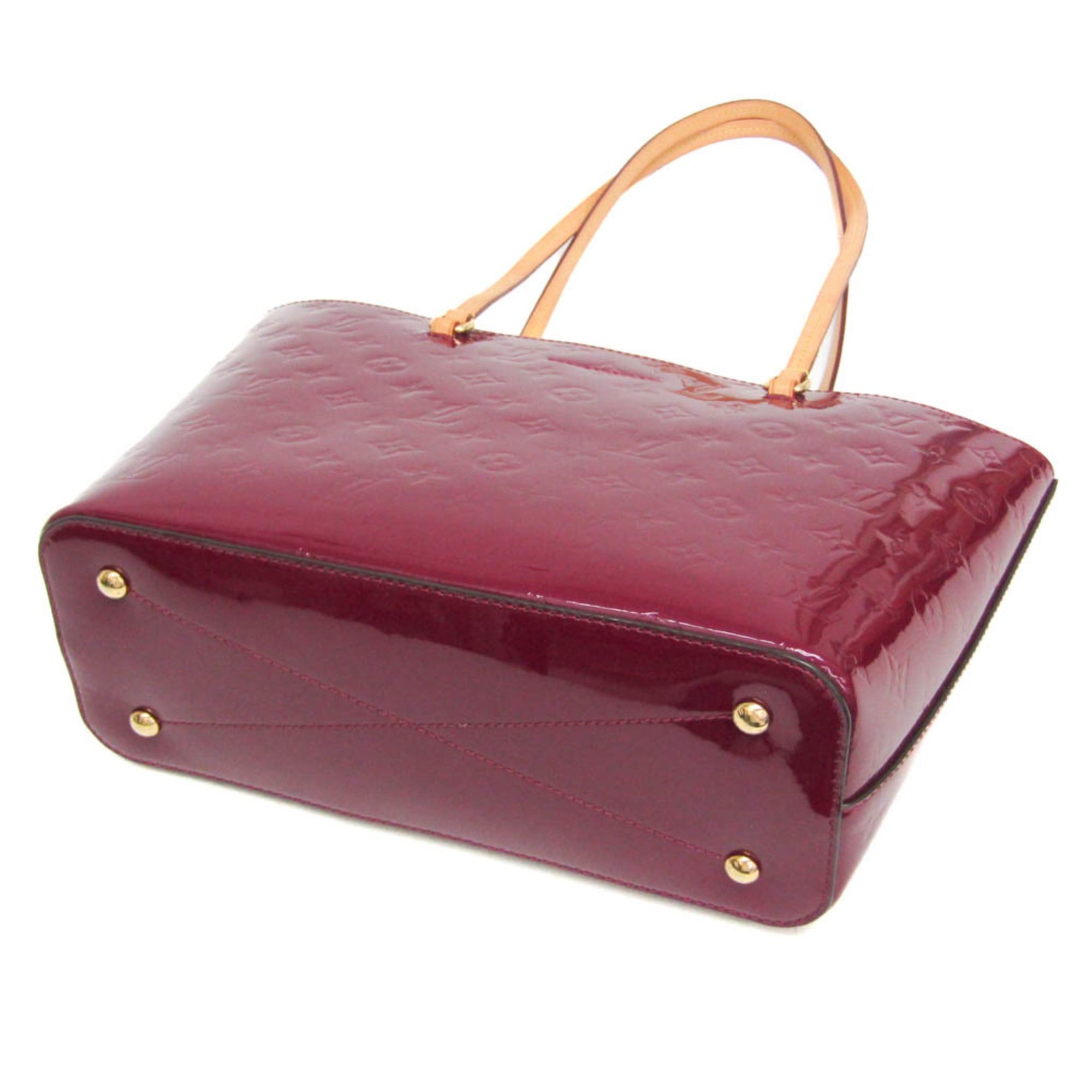 Louis Vuitton Louis Vuitton Monogram Vernis Long Beach M90480 Women's Shoulder Bag Magenta Size ONE SIZE - 2 Thumbnail