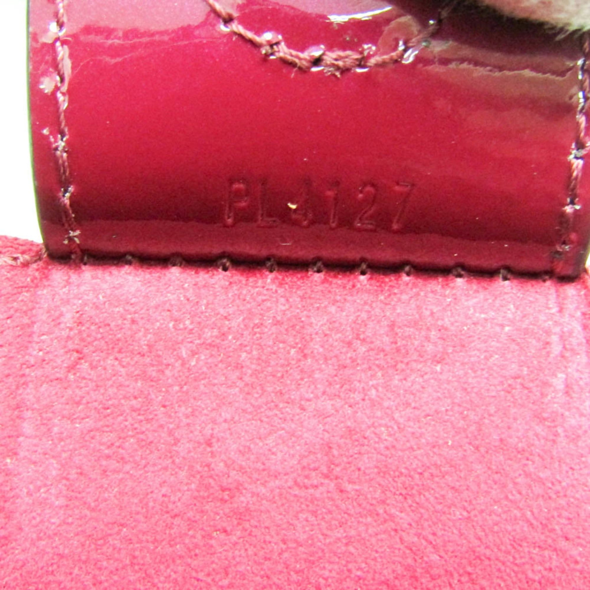 Louis Vuitton Louis Vuitton Monogram Vernis Long Beach M90480 Women's Shoulder Bag Magenta Size ONE SIZE - 10 Thumbnail