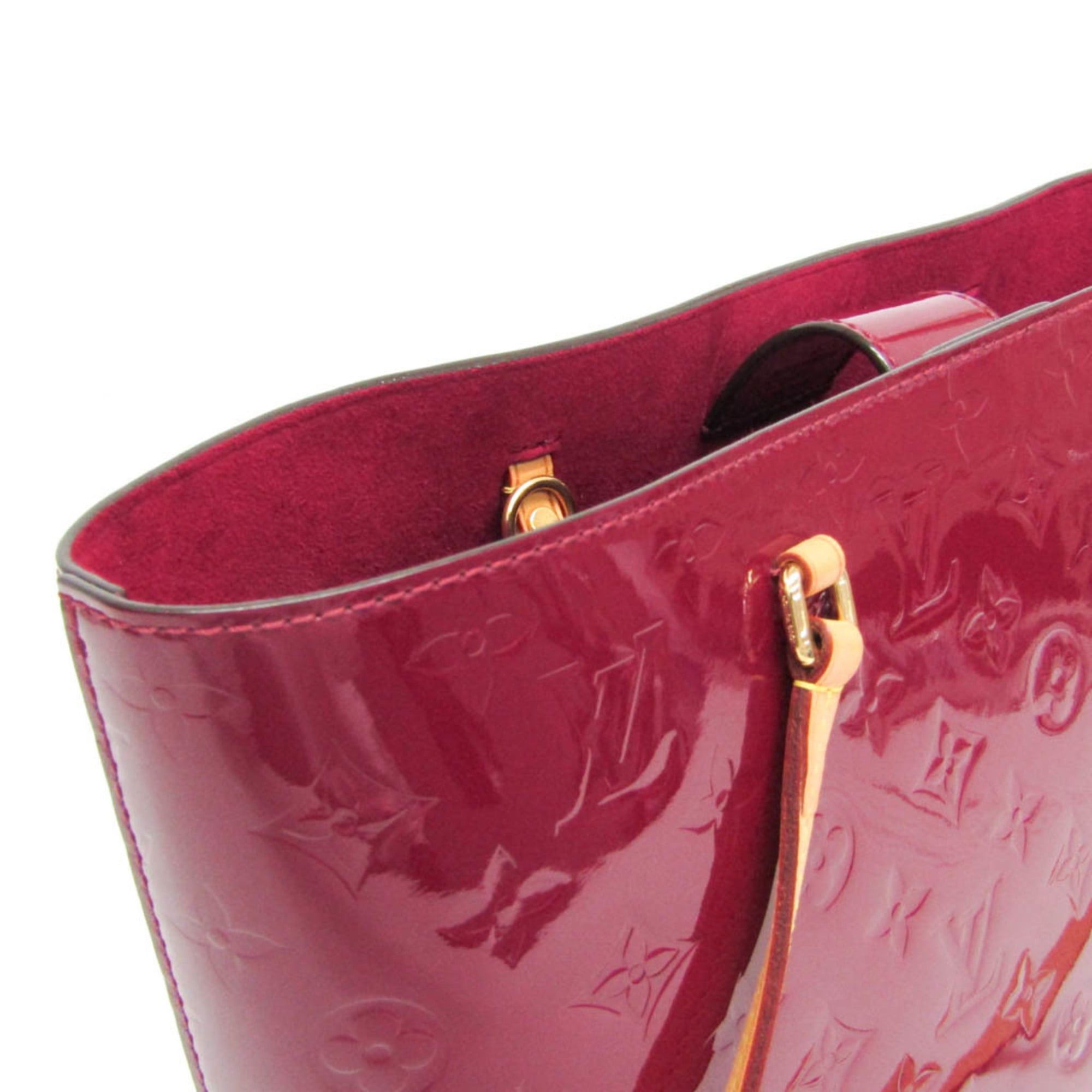 Louis Vuitton Louis Vuitton Monogram Vernis Long Beach M90480 Women's Shoulder Bag Magenta Size ONE SIZE - 7 Thumbnail