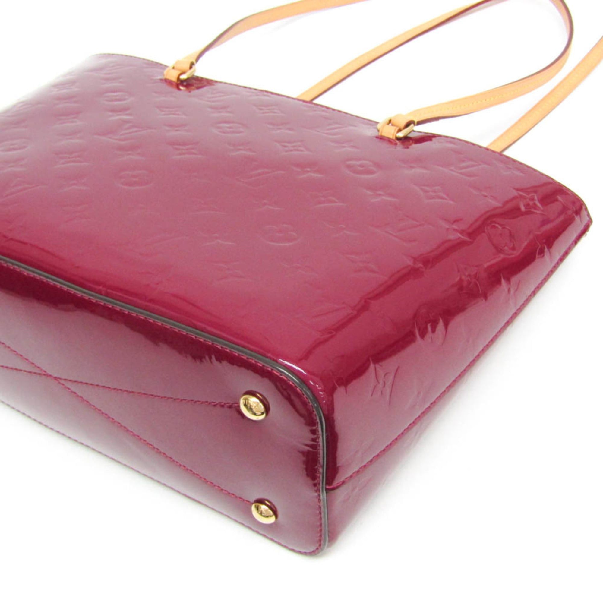 Louis Vuitton Louis Vuitton Monogram Vernis Long Beach M90480 Women's Shoulder Bag Magenta Size ONE SIZE - 5 Thumbnail